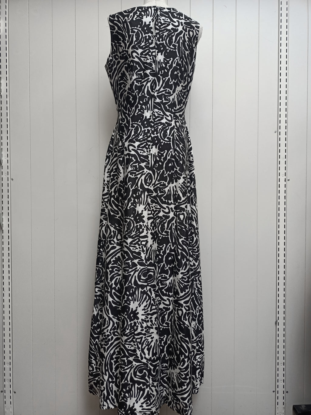 Vintage Abstract Floral Dress