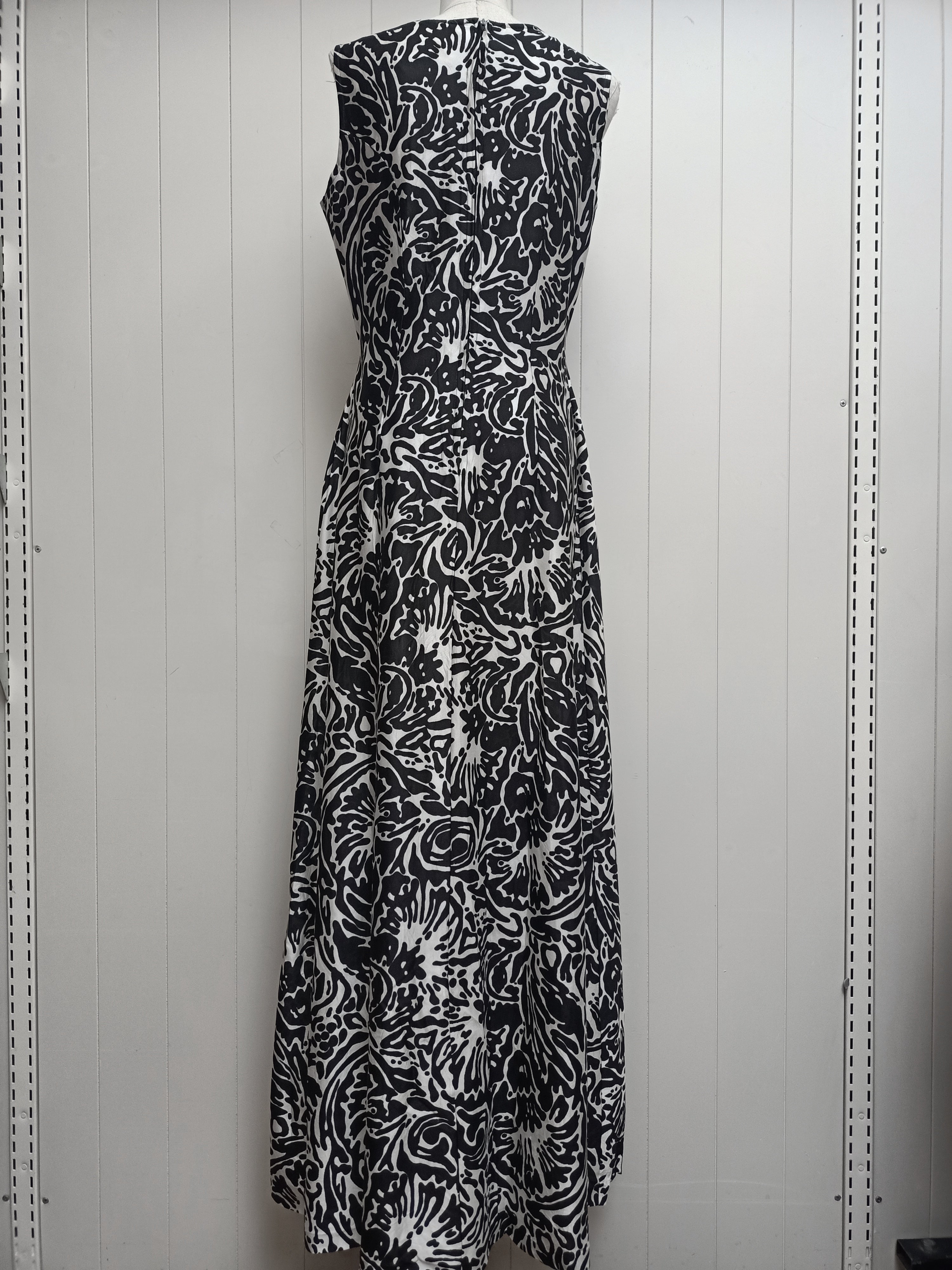 Vintage Abstract Floral Dress