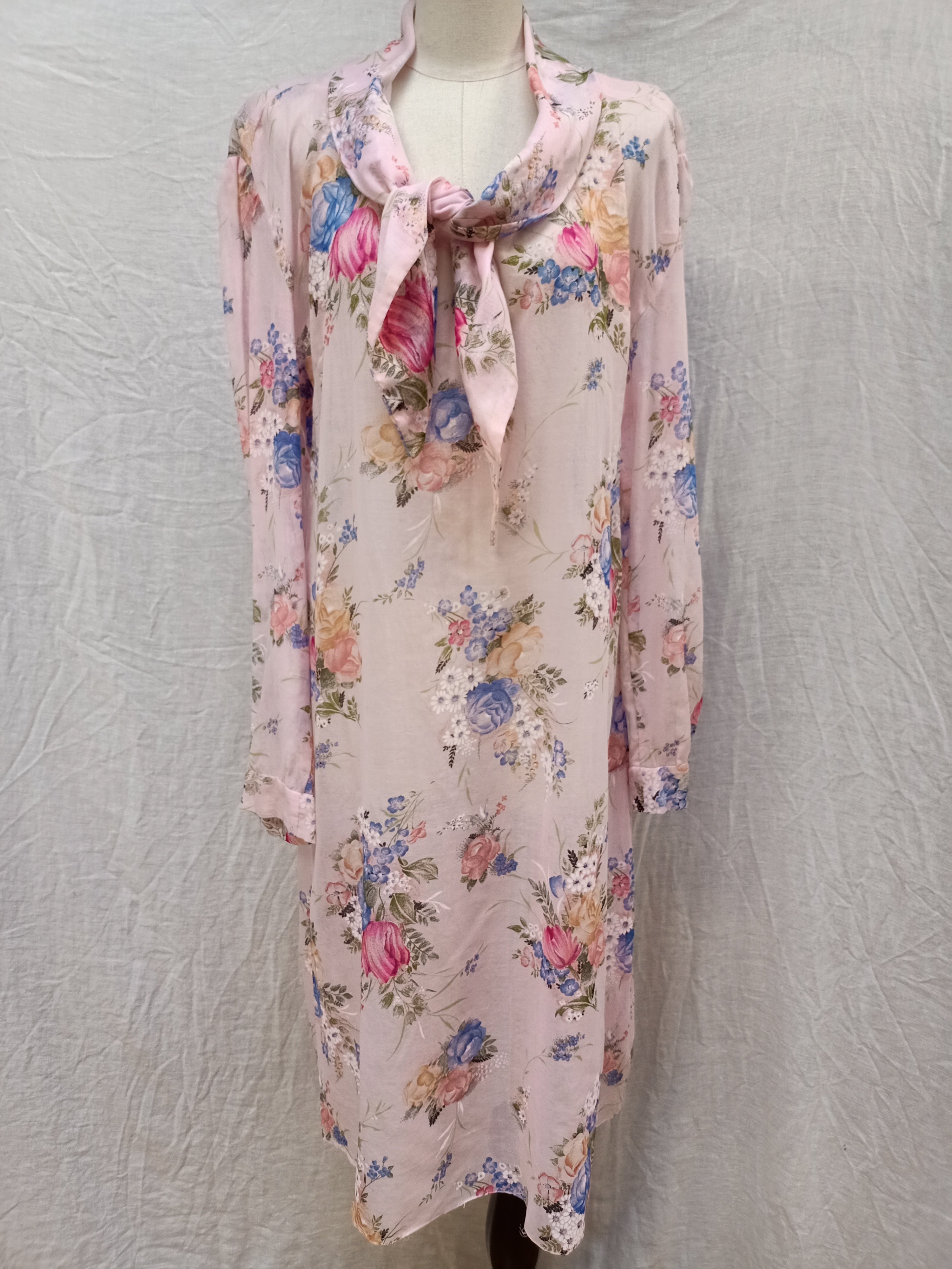 Floral Cotton Voile Dress