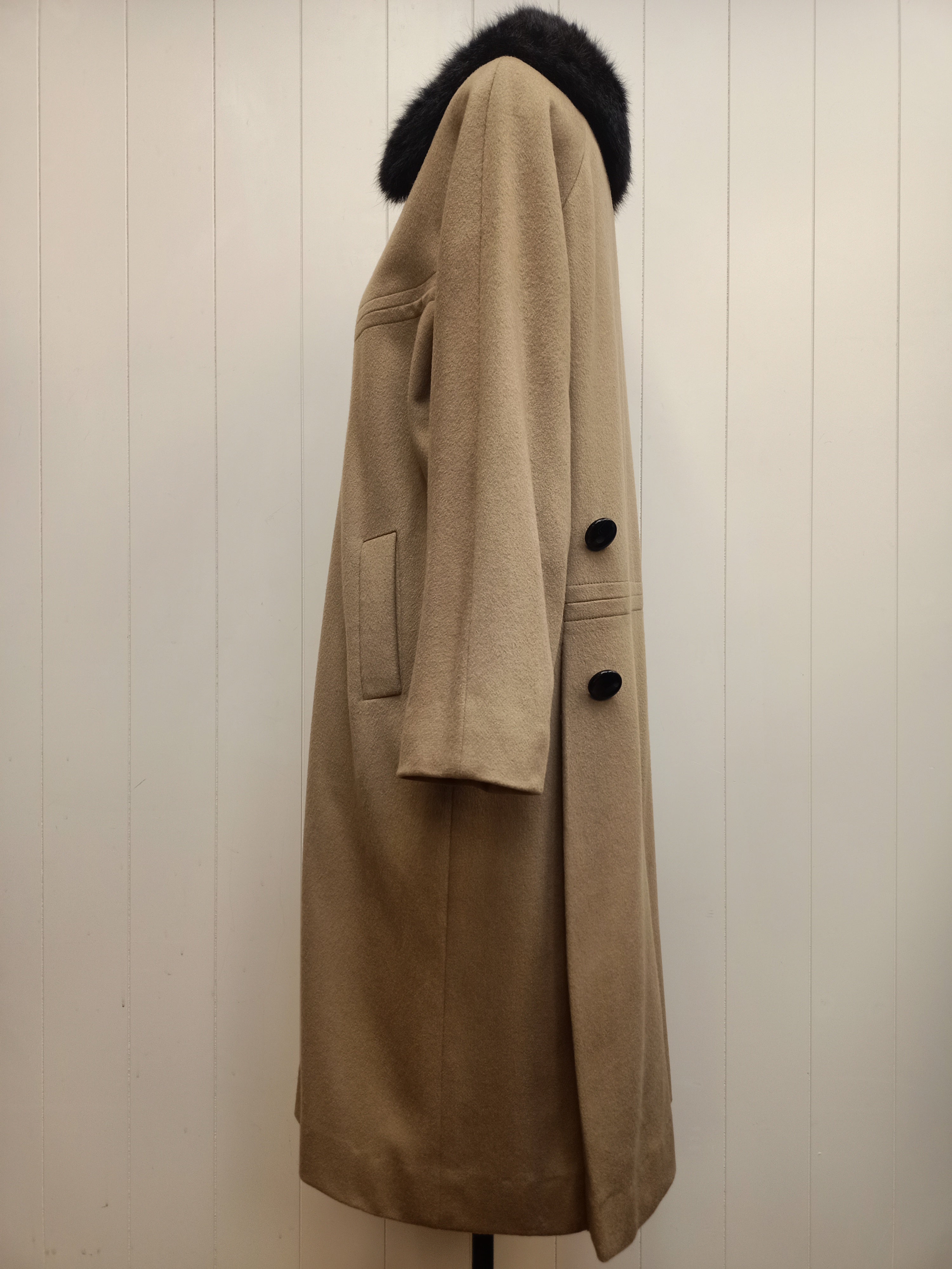 Vintage Debuteen Fur Collar Coat