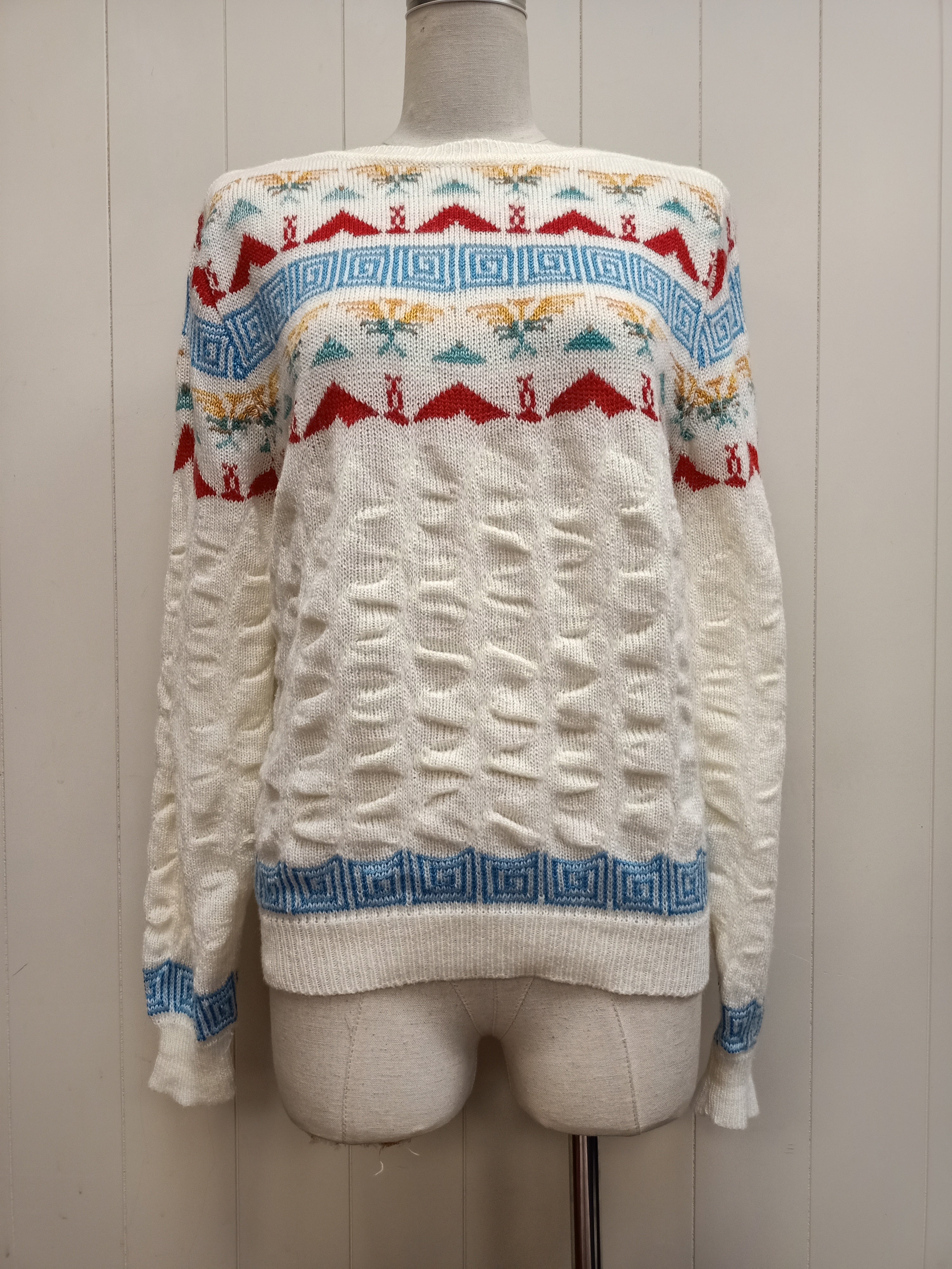 Vintage Smarty Fair Isle Knit Sweater