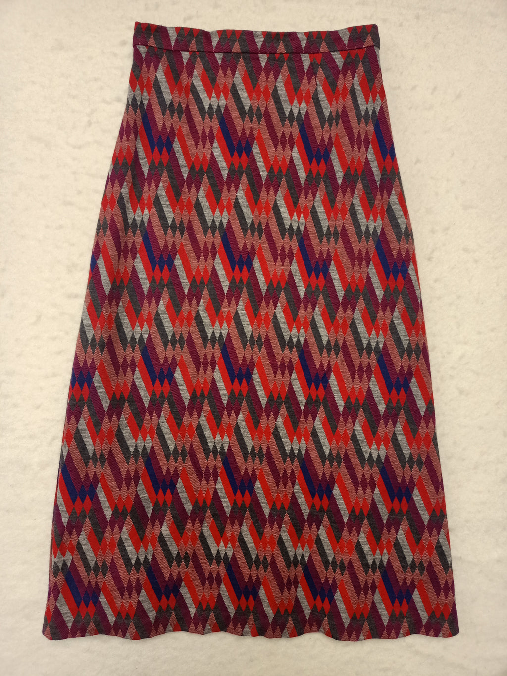 Vintage Harlequin A-Line Skirt
