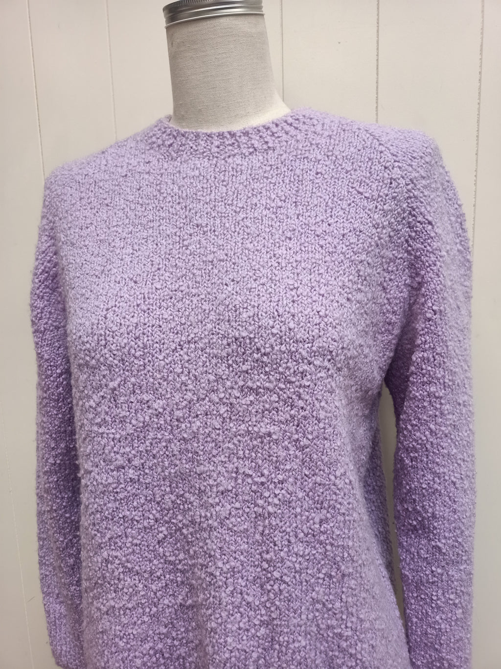 Vintage Purple Boucle Sweater