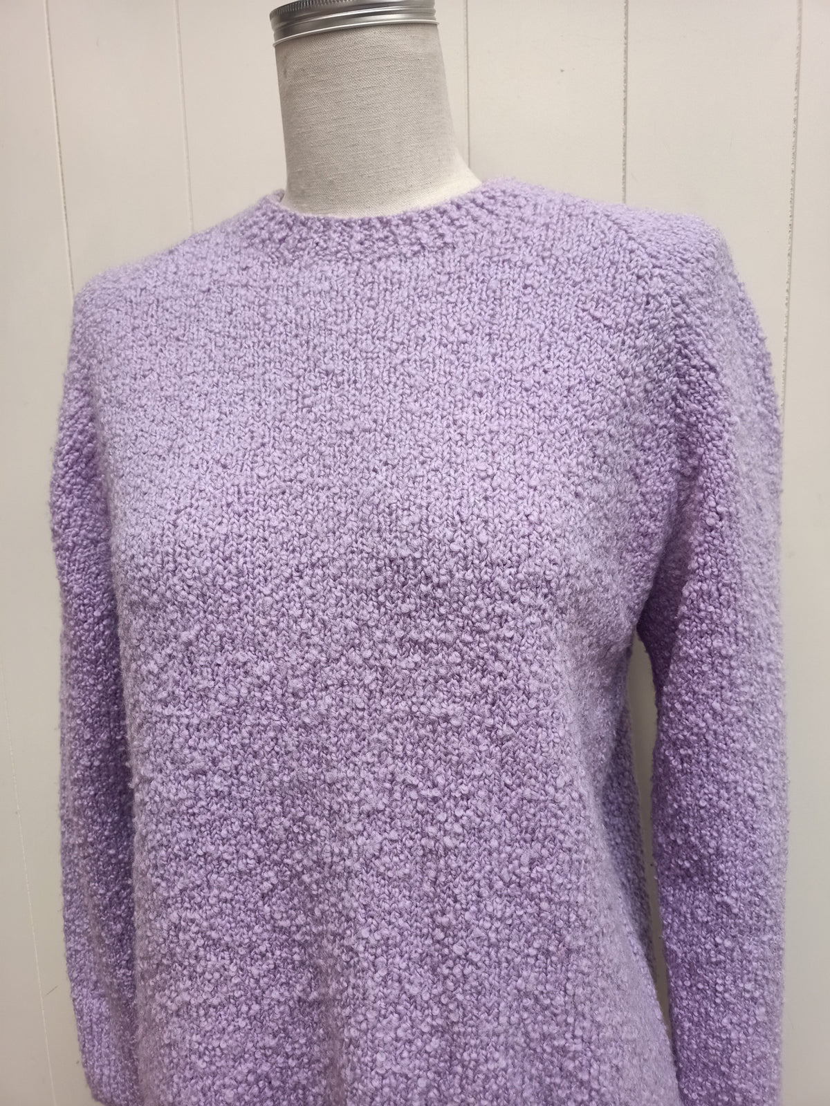Vintage Purple Boucle Sweater