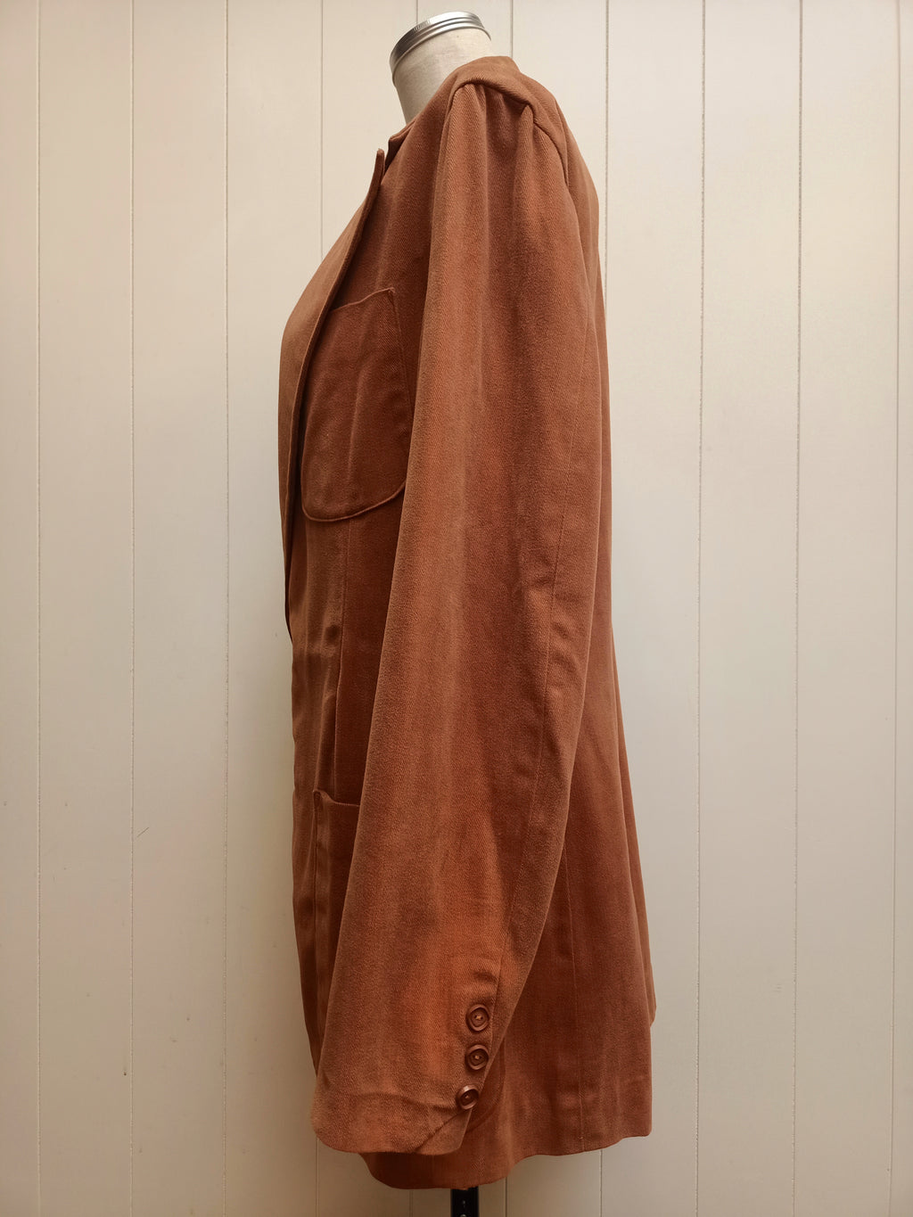 Vintage Mens Terracotta Twill Jacket