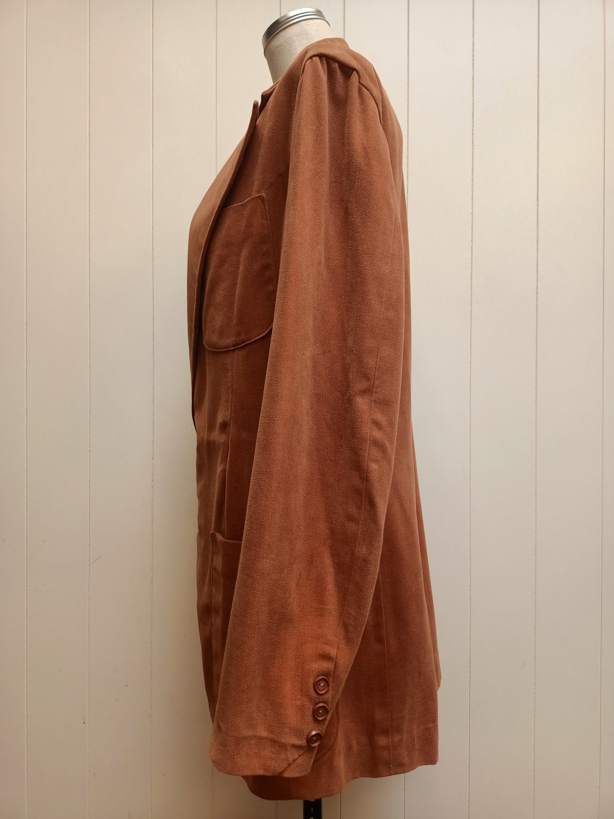 Vintage Mens Terracotta Twill Jacket