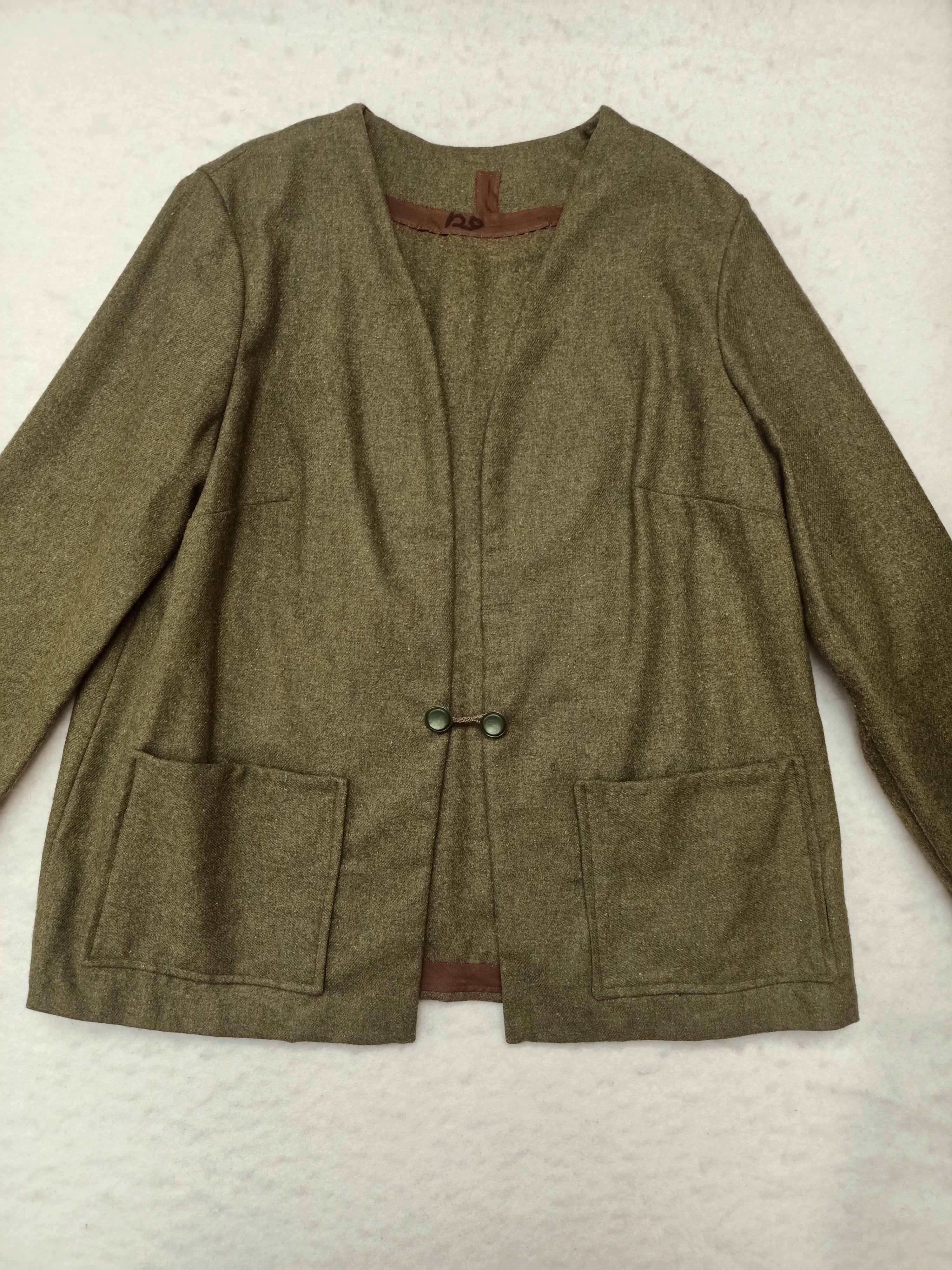 Vintage Green Open Jacket
