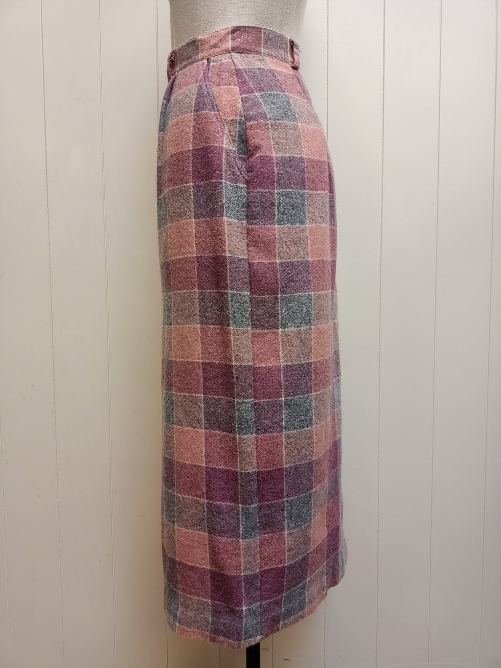 Vintage Aldworth Pink Plaid Skirt