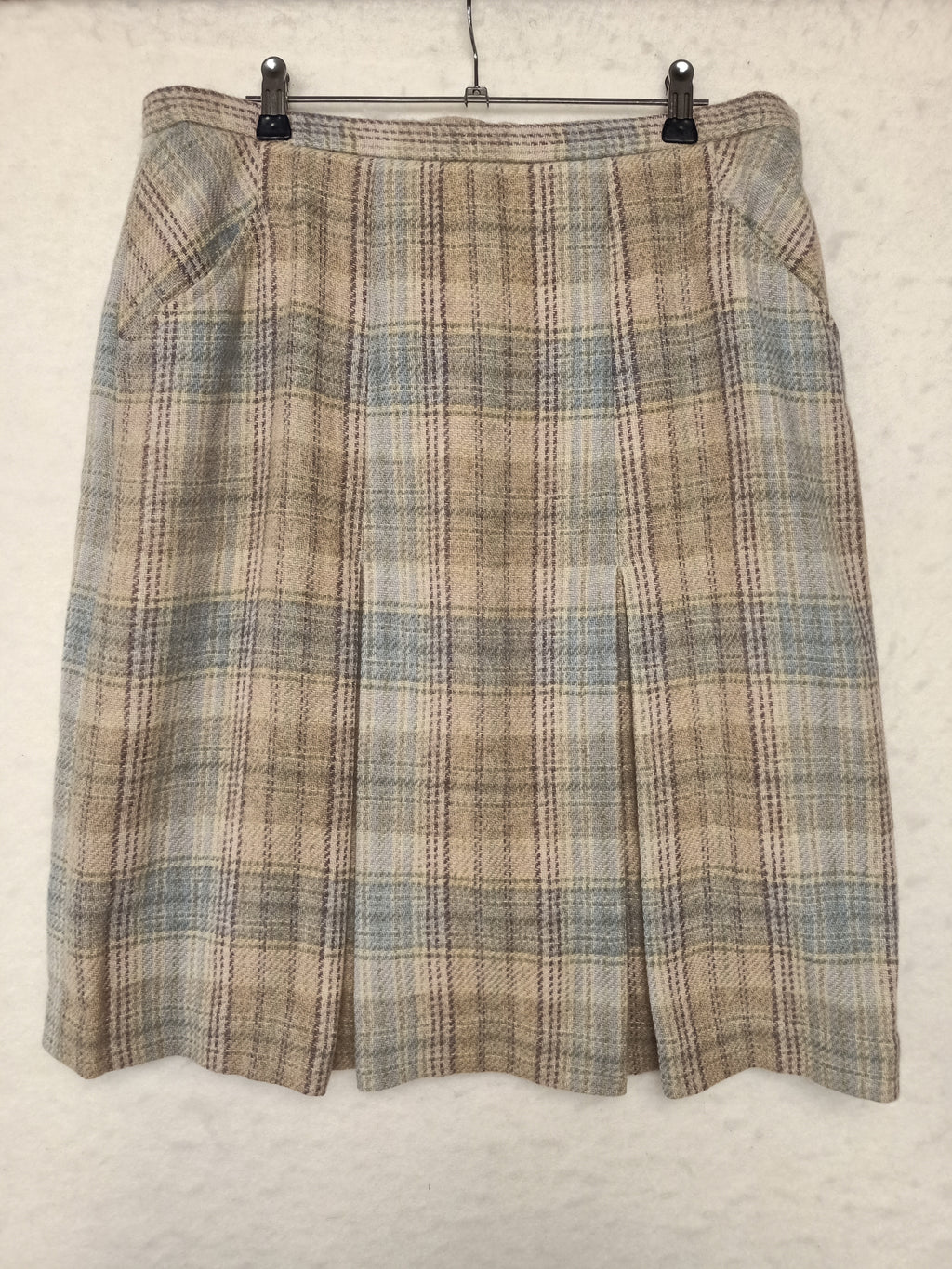 Vintage Stylemaster Plaid Wool Skirt