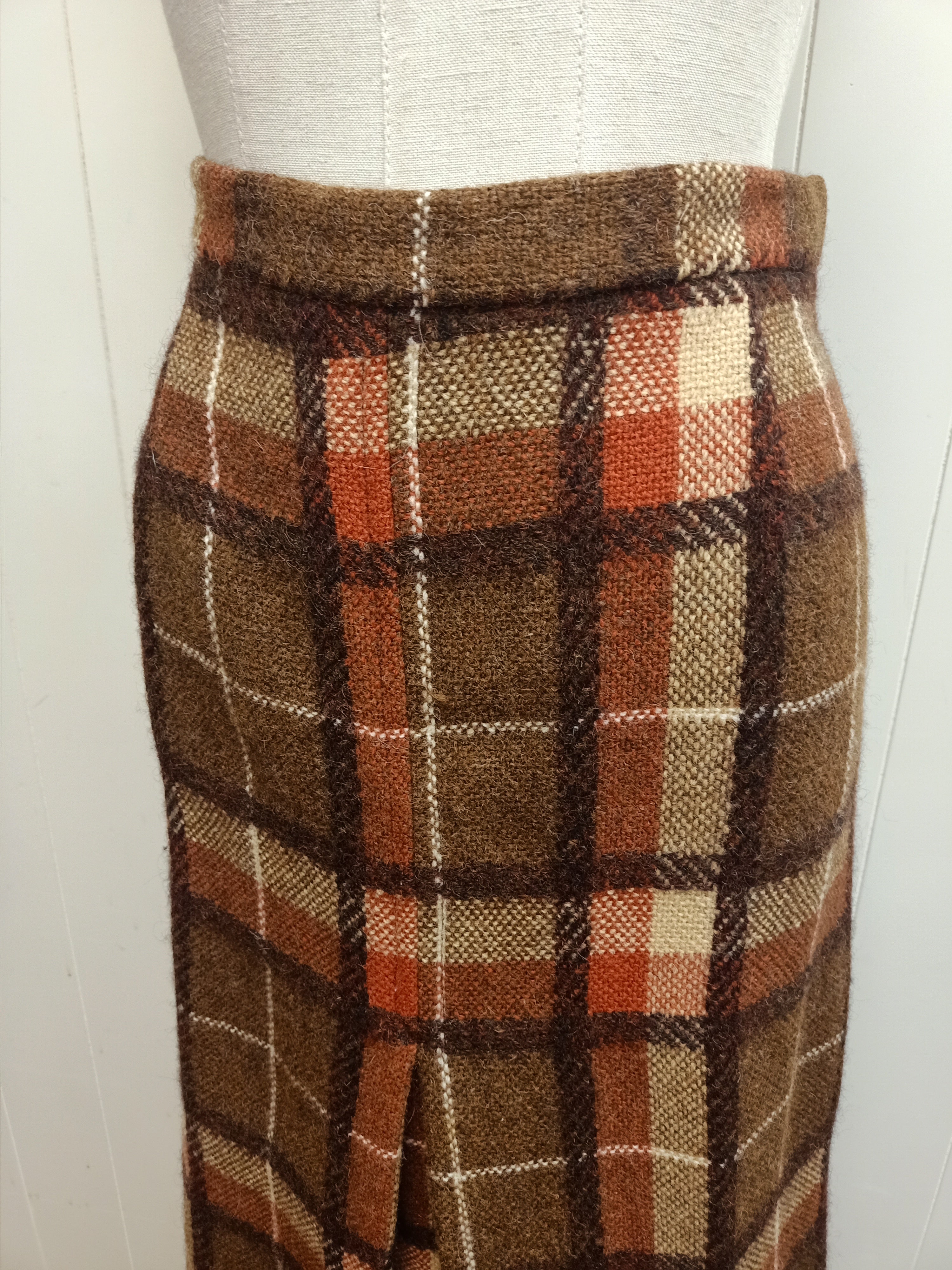 Vintage Gor-Ray Rego Plaid Skirt