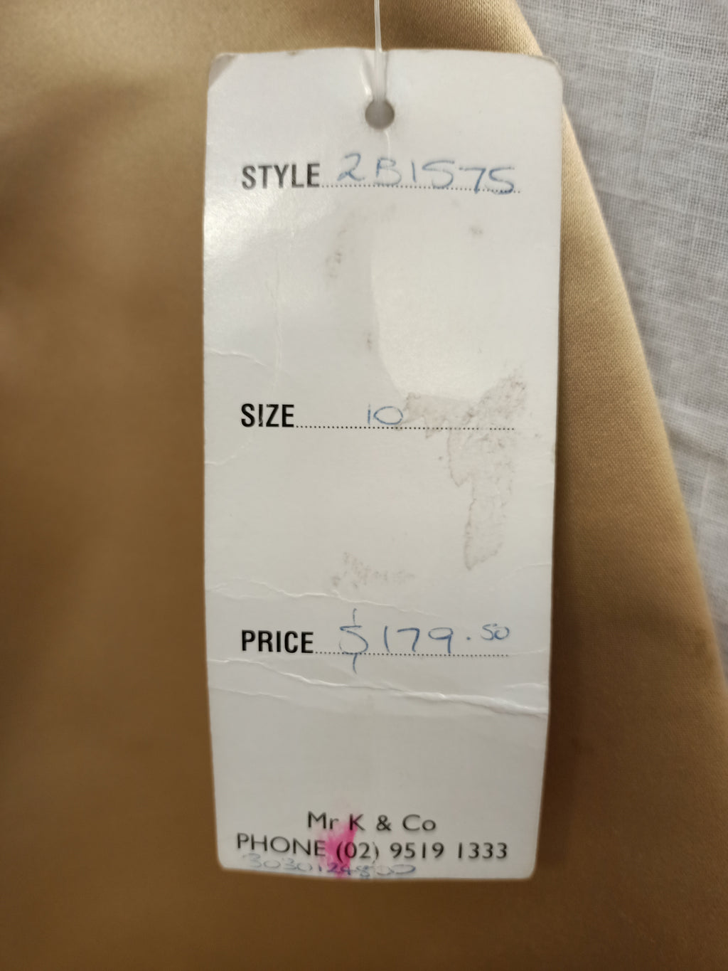 Mr K Gold Co-Ord Set