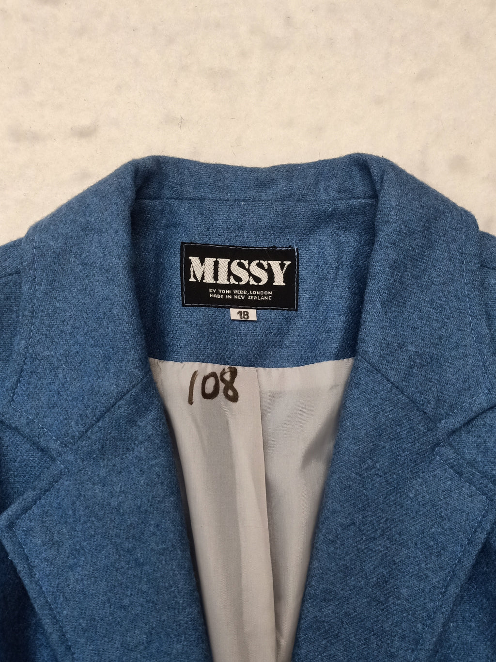 Vintage Missy Blue Blazer