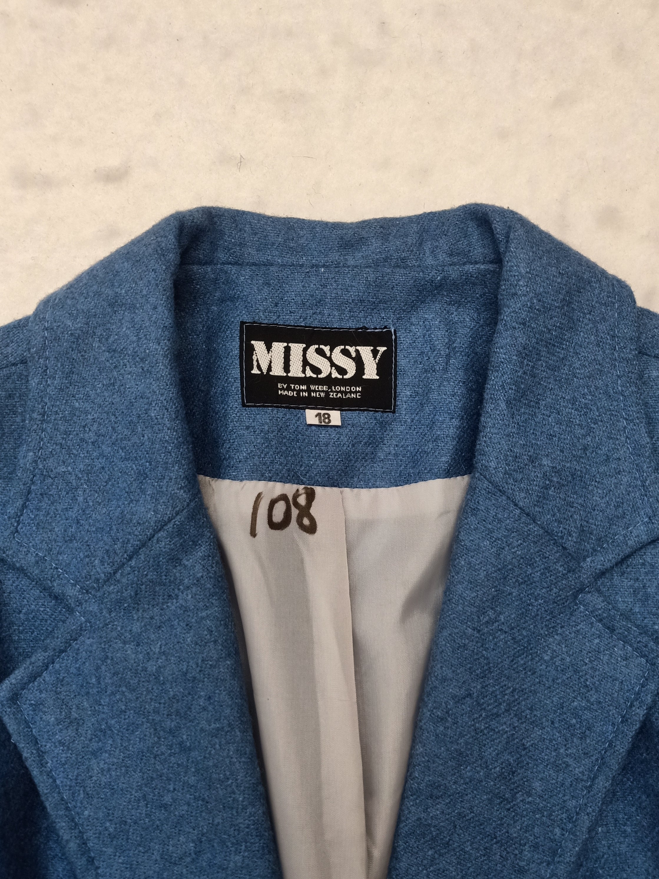 Vintage Missy Blue Blazer