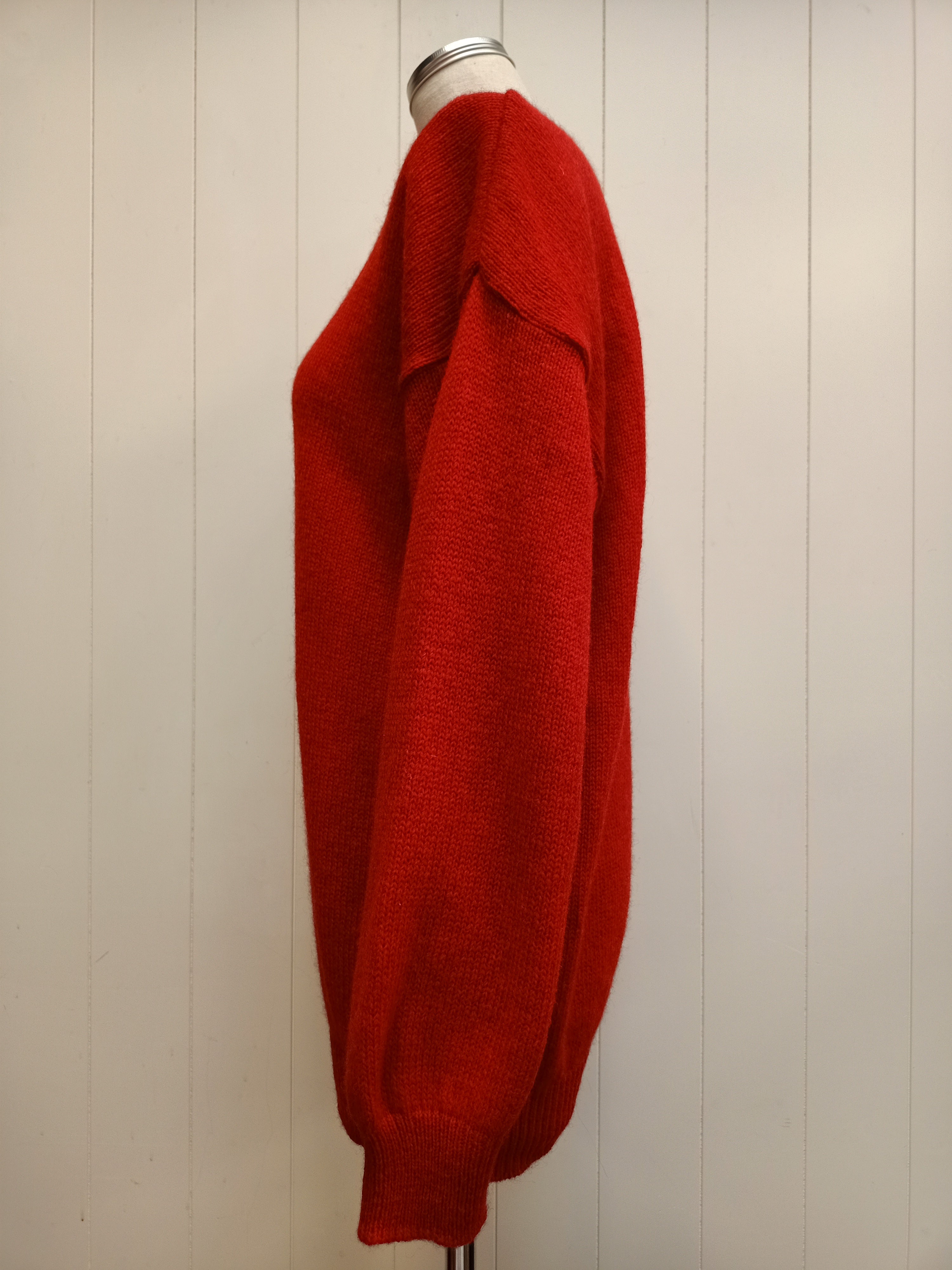 Vintage Red Knit Sweater