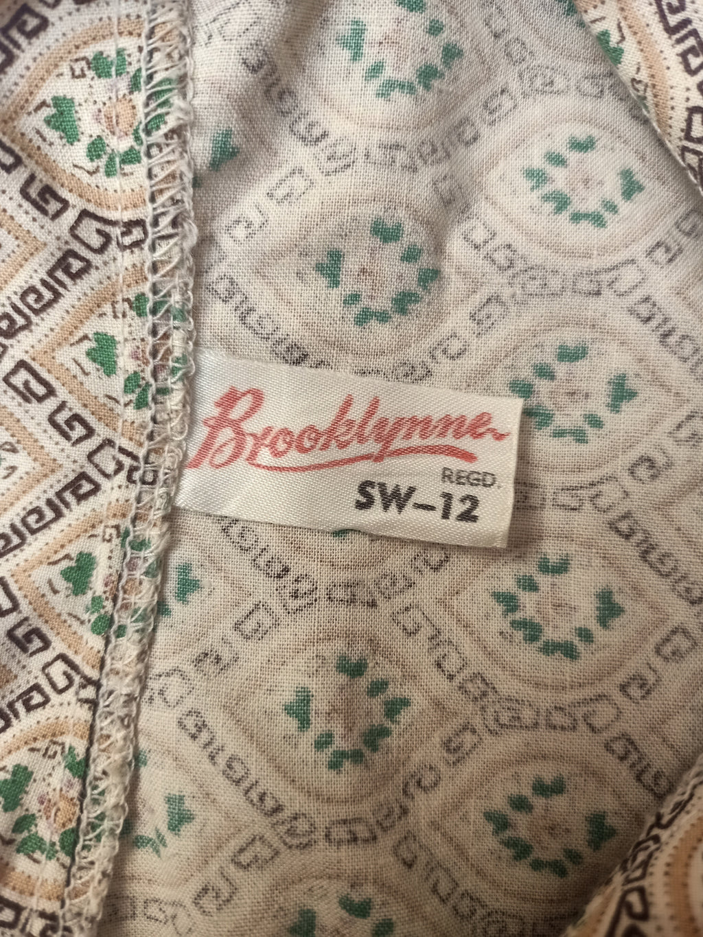 Vintage Brooklynne Border Dress