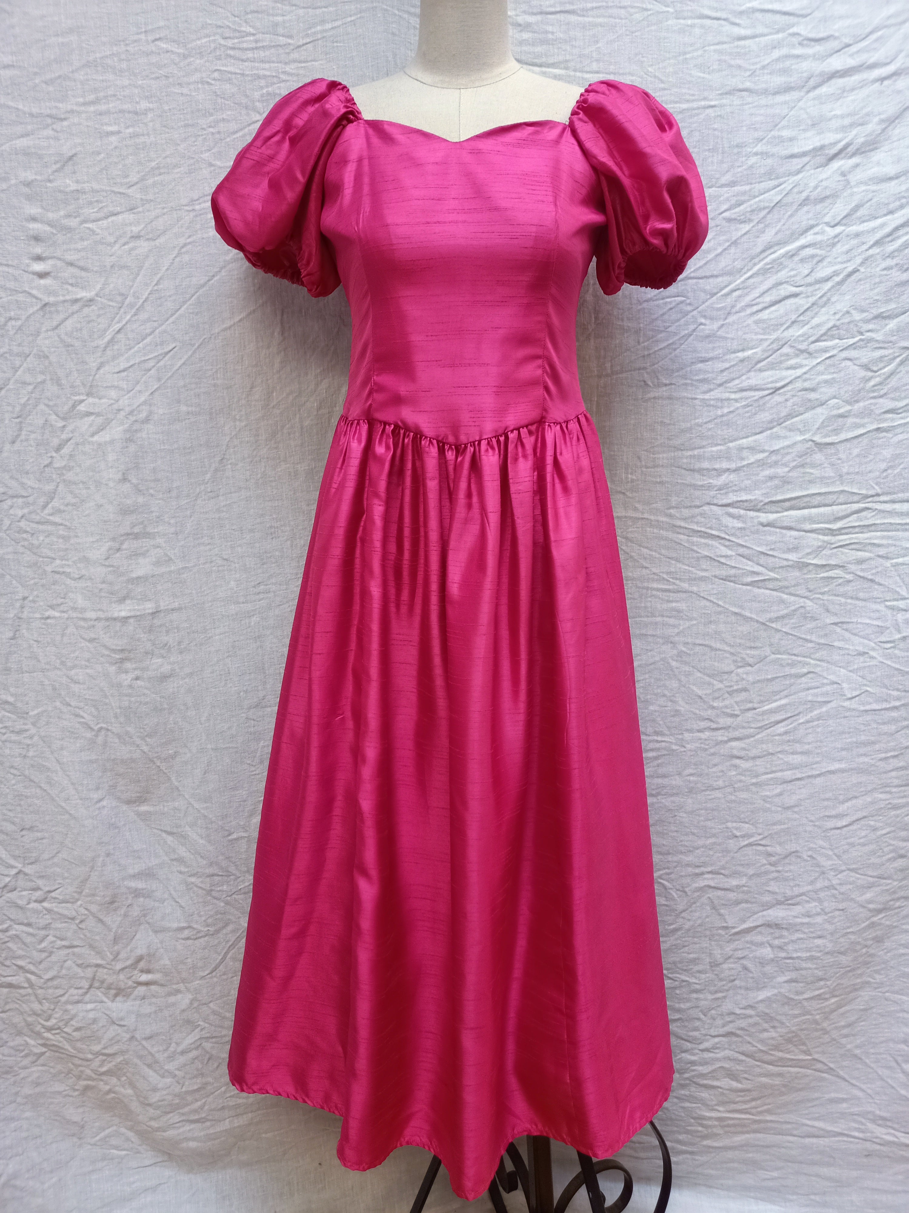 Vintage Pink Puff Dress
