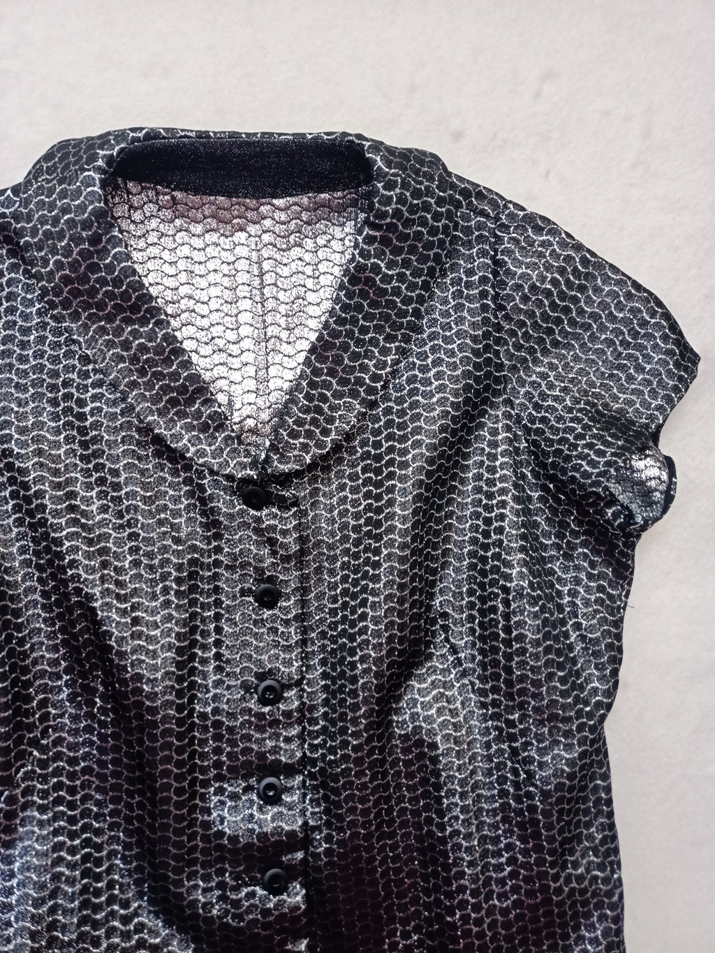 Vintage Lurex & Black Dress