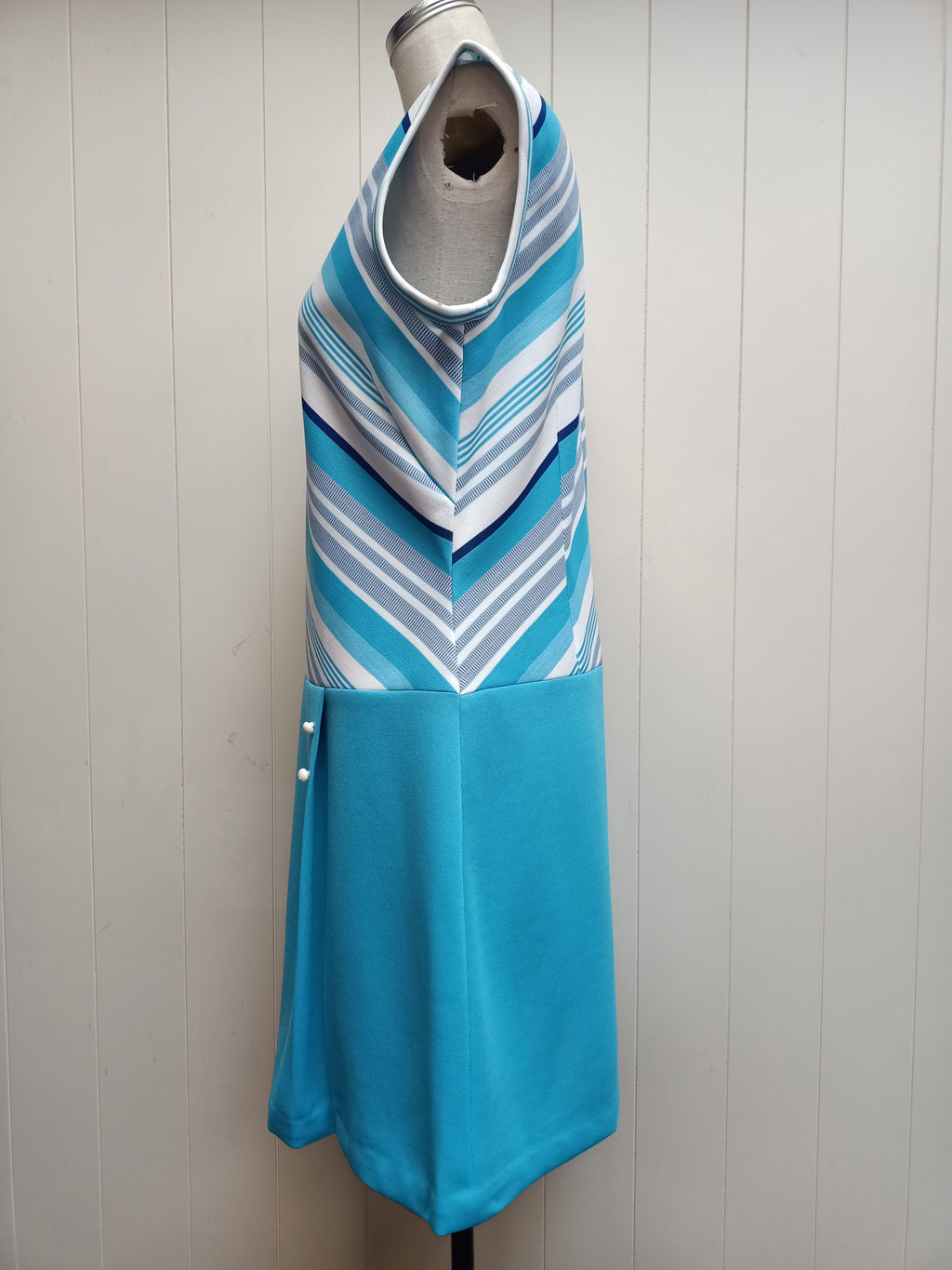 Vintage Blue Tennis Dress