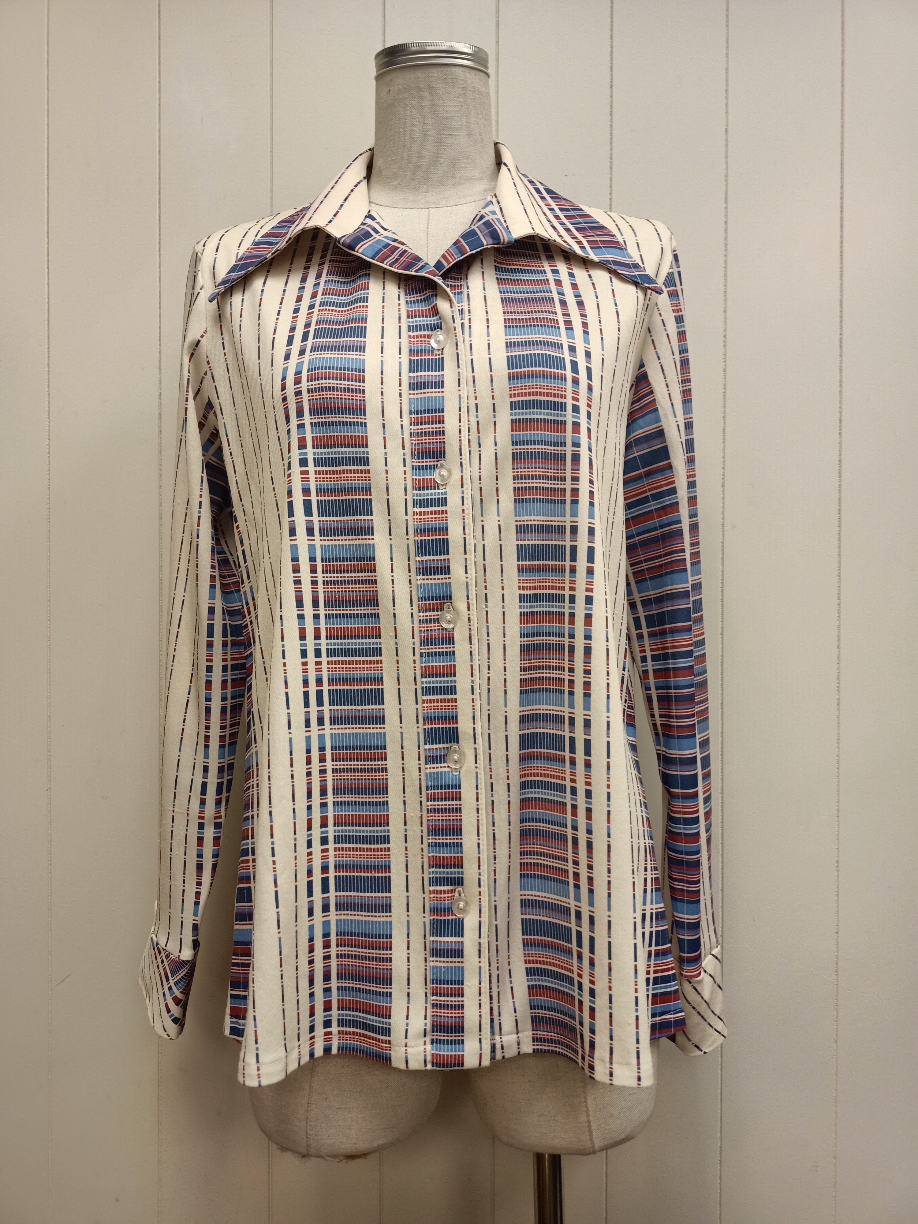 Vintage Bonds The Knit Maker Striped Shirt