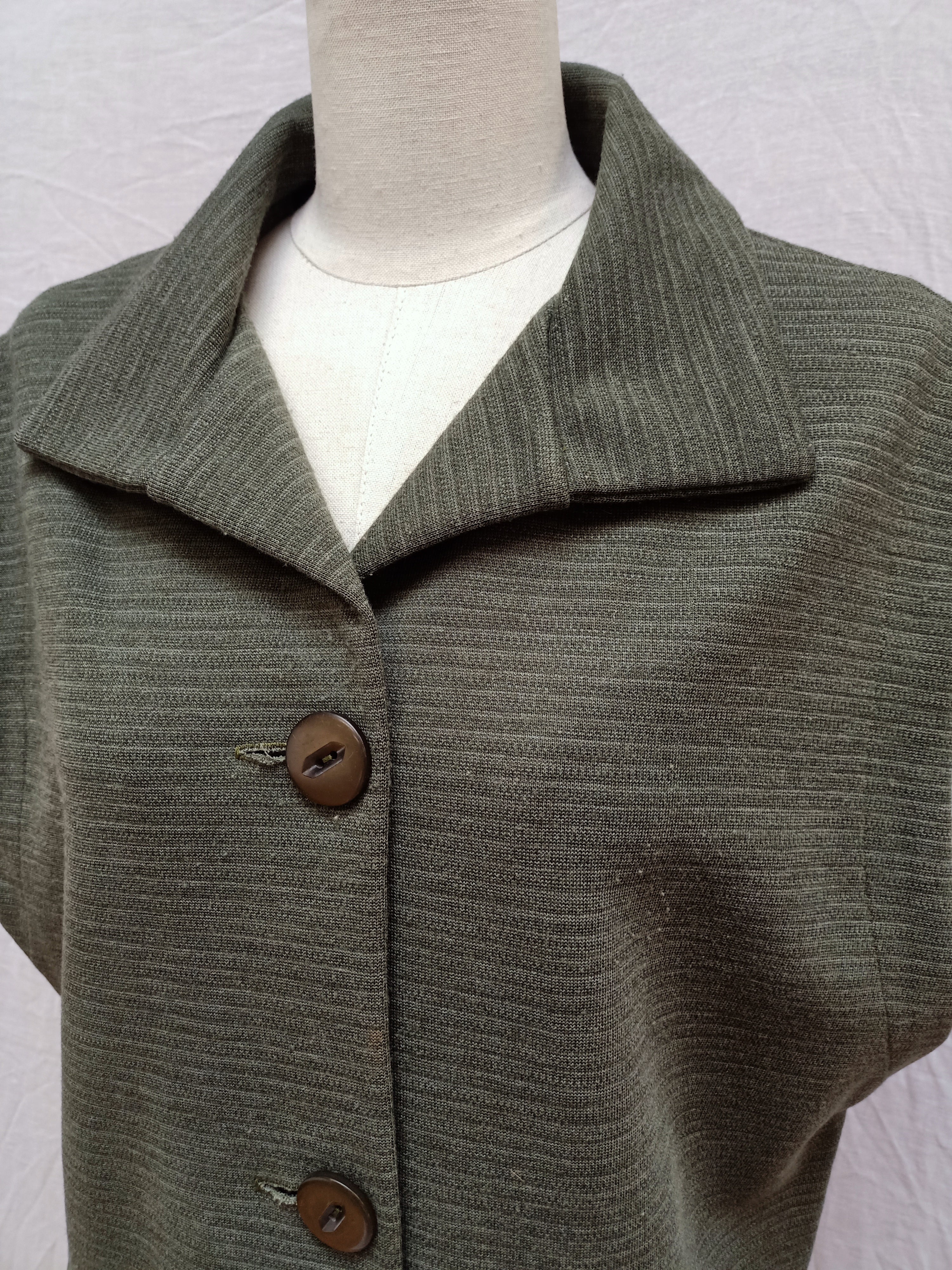 Vintage Green Marle Vest