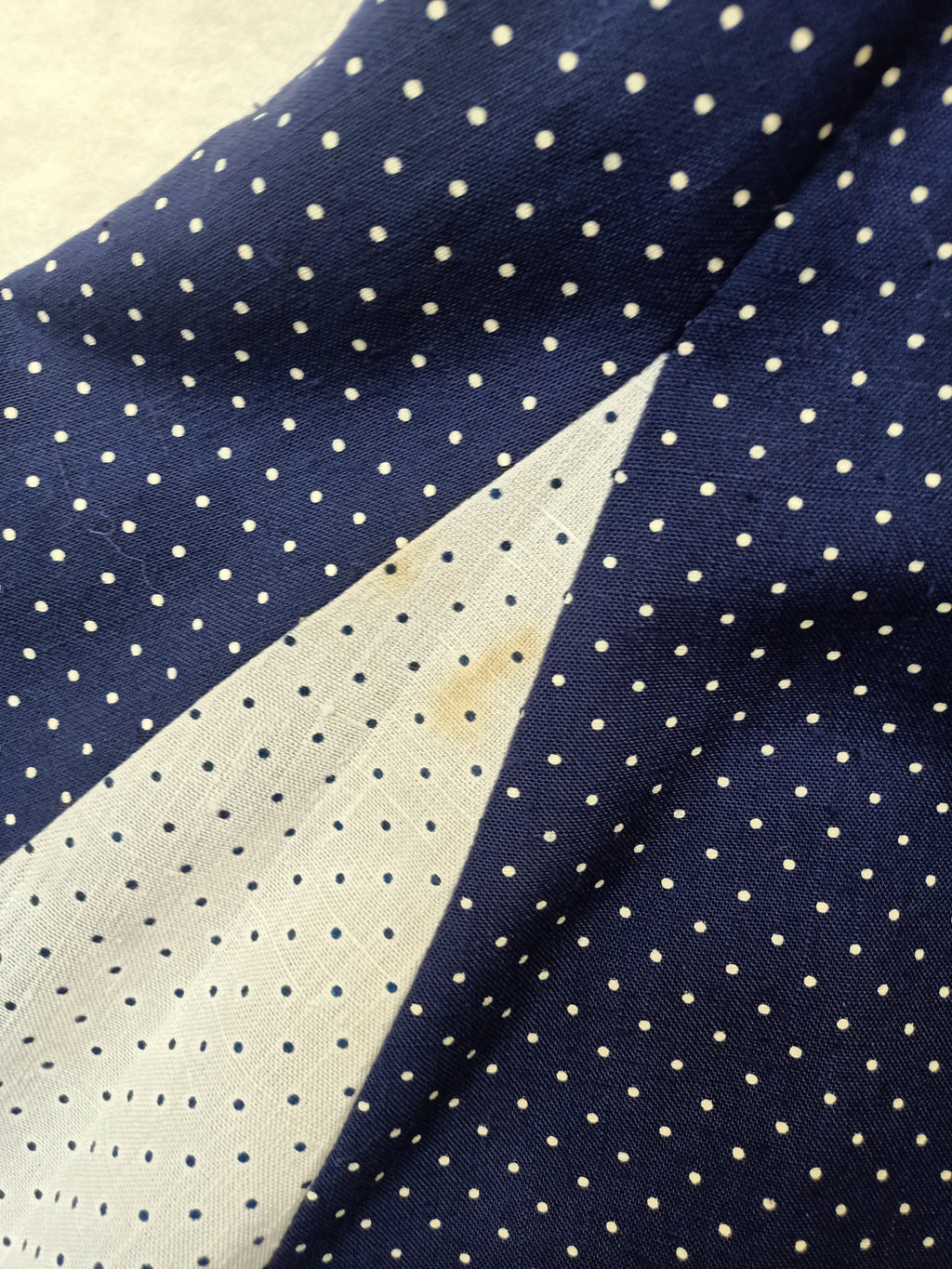 Vintage Polka Dot Godet Dress