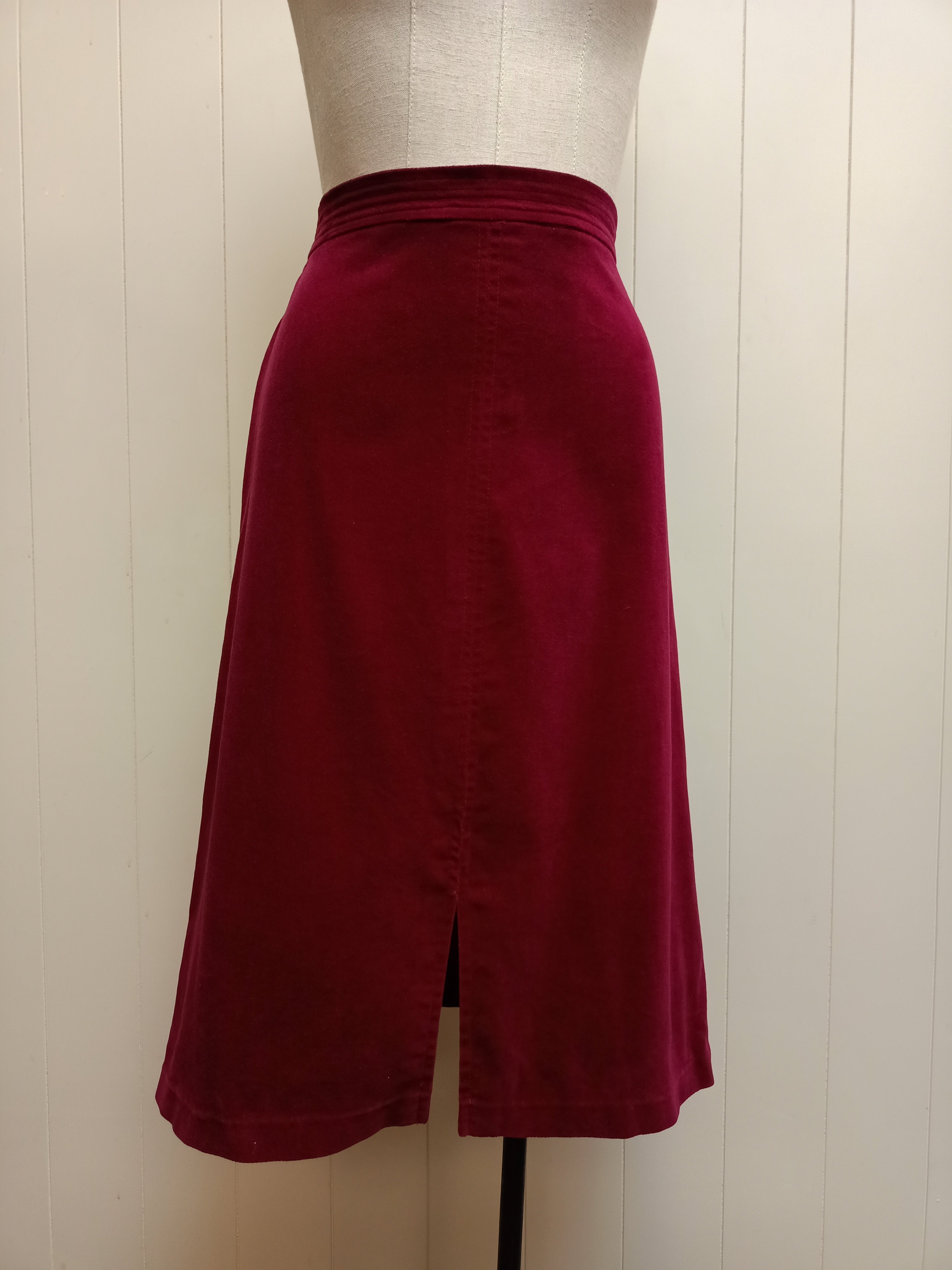 Vintage Formula Velvet Skirt