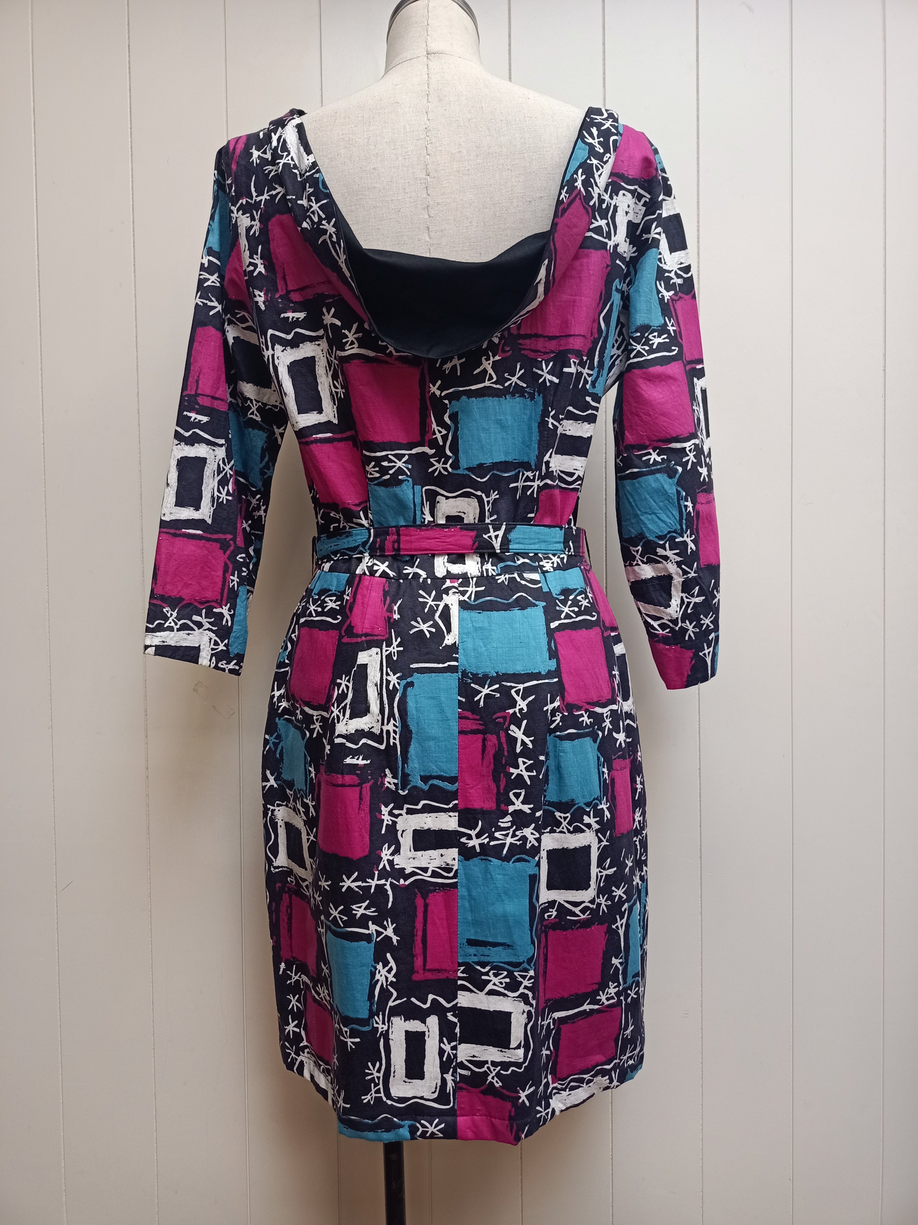 Vintage The Linzi Line Square Dress