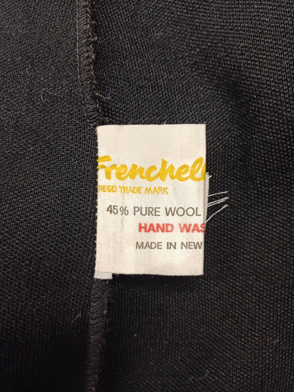 Vintage Frenchelle Plus Black Pants