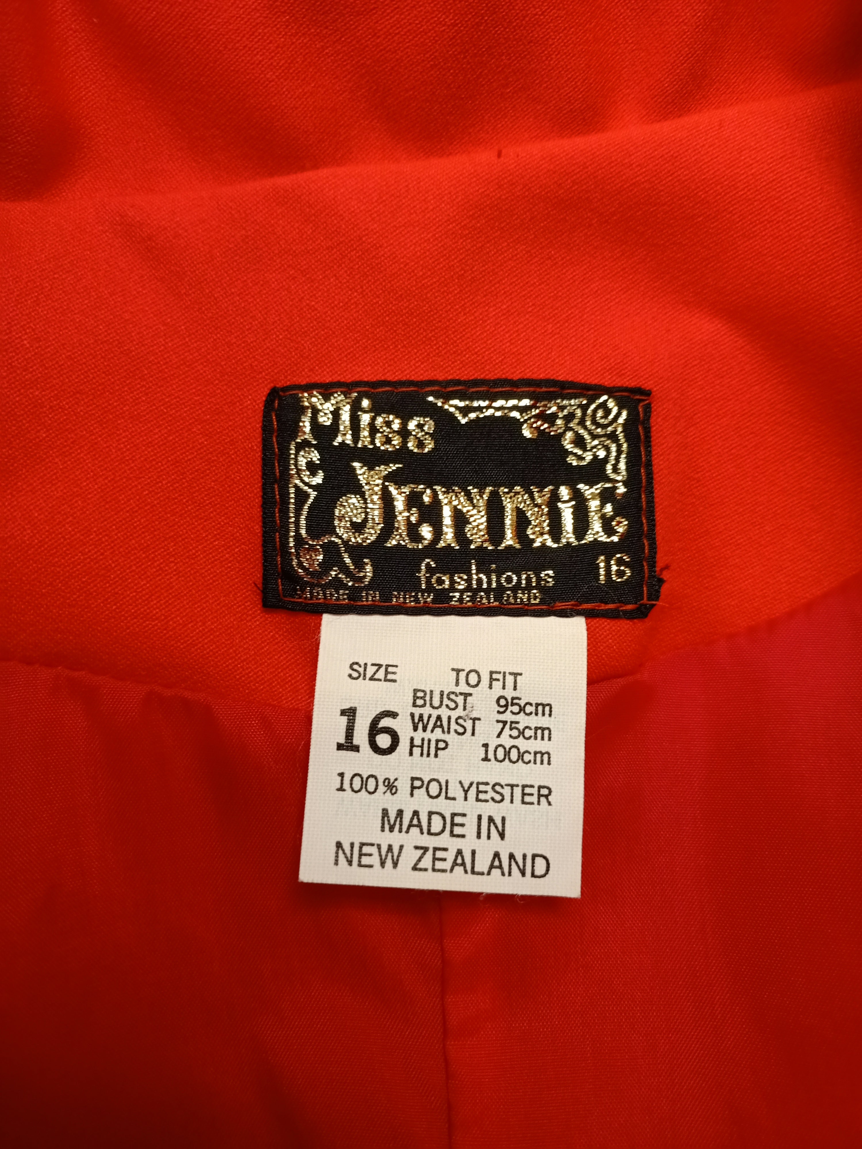 Vintage Miss Jennie Red Blazer