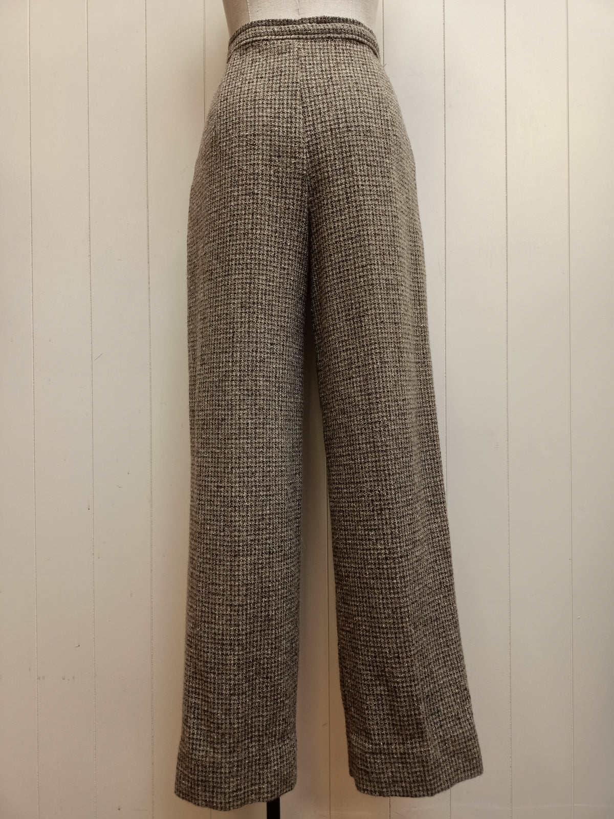 Vintage Brown Tweed Pants
