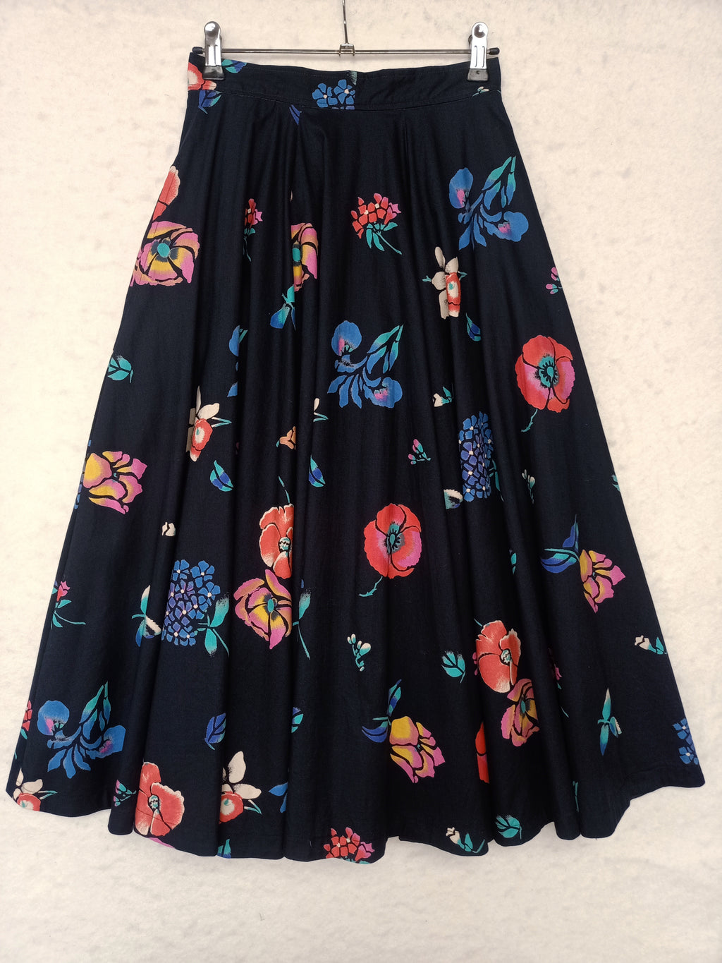 Vintage Floral Full Skirt