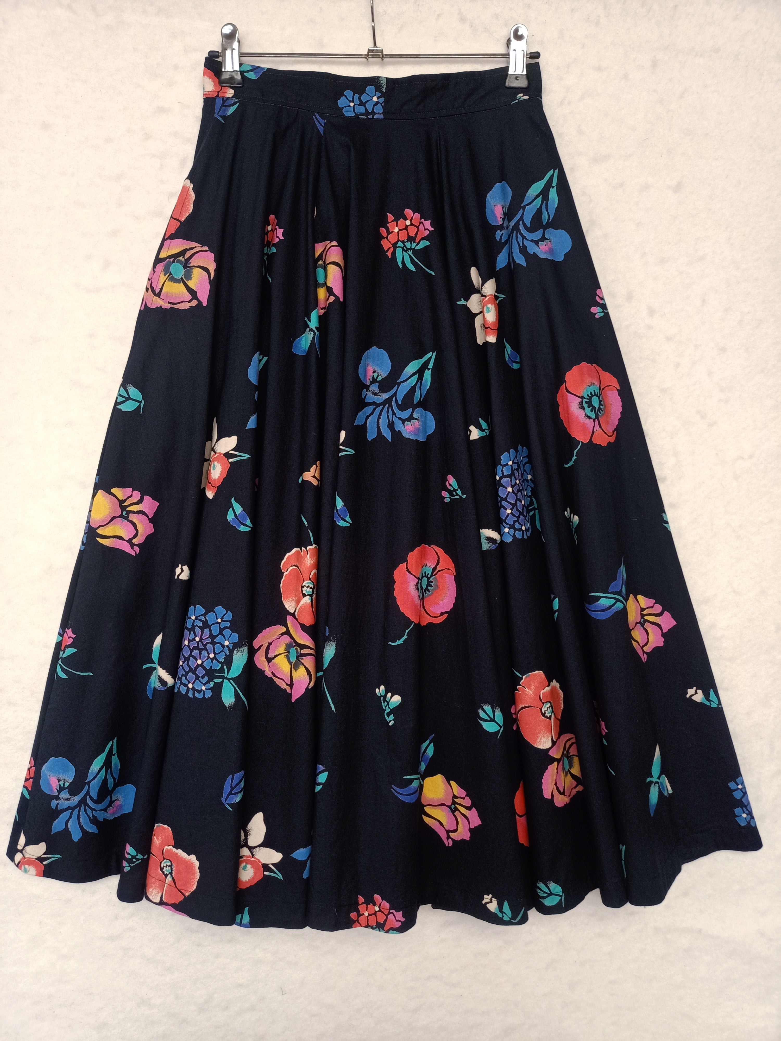 Vintage Floral Full Skirt