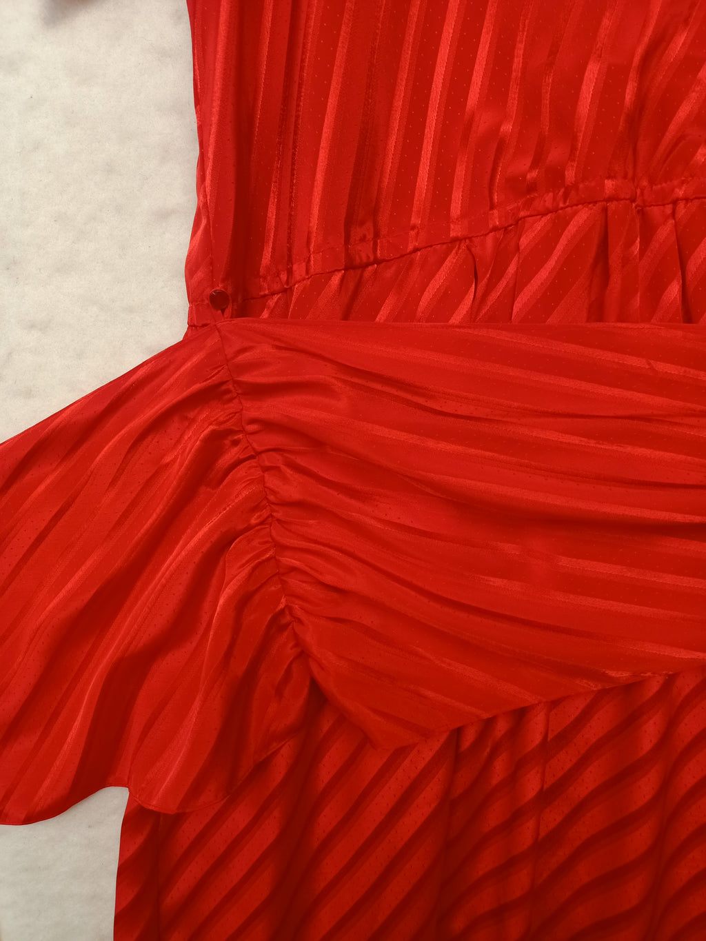 Vintage Lichfield Copperfield Satin Stripe Dress
