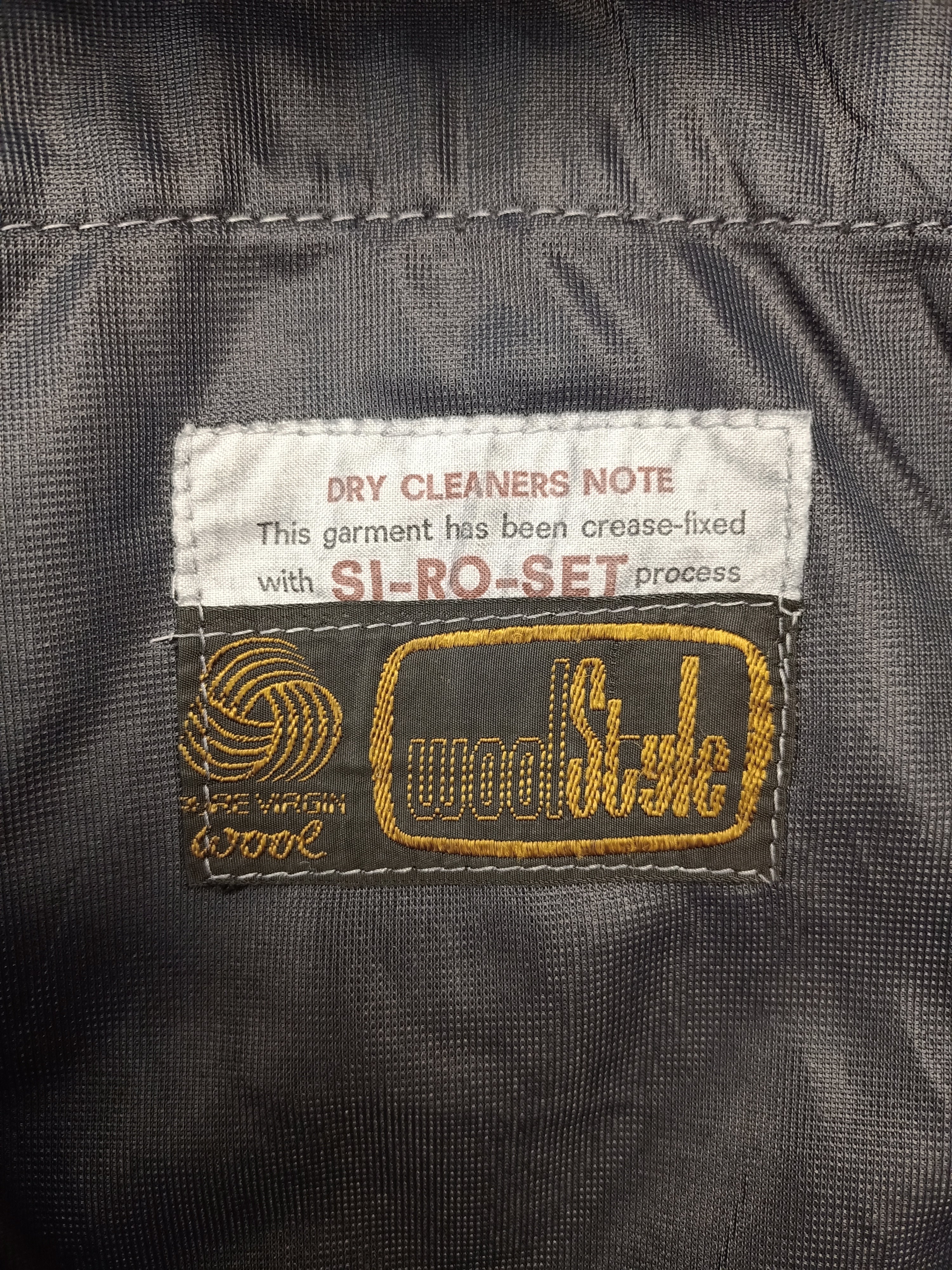 Vintage Mens Wool Style Pinstripe Pants