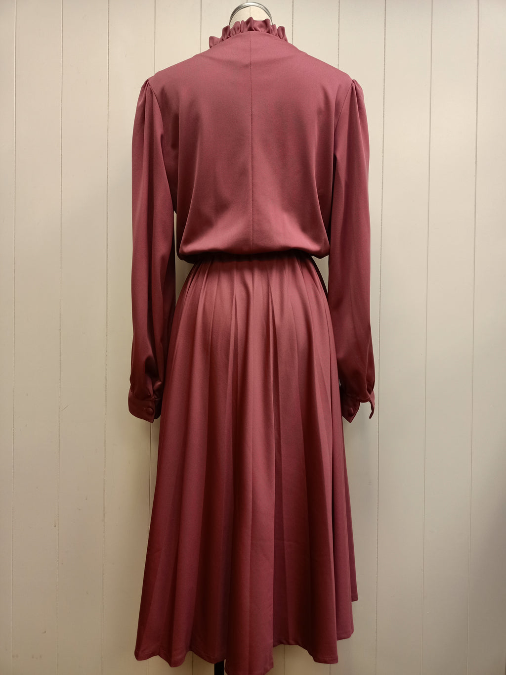 Vintage Vivian Styles Light Maroon Dress