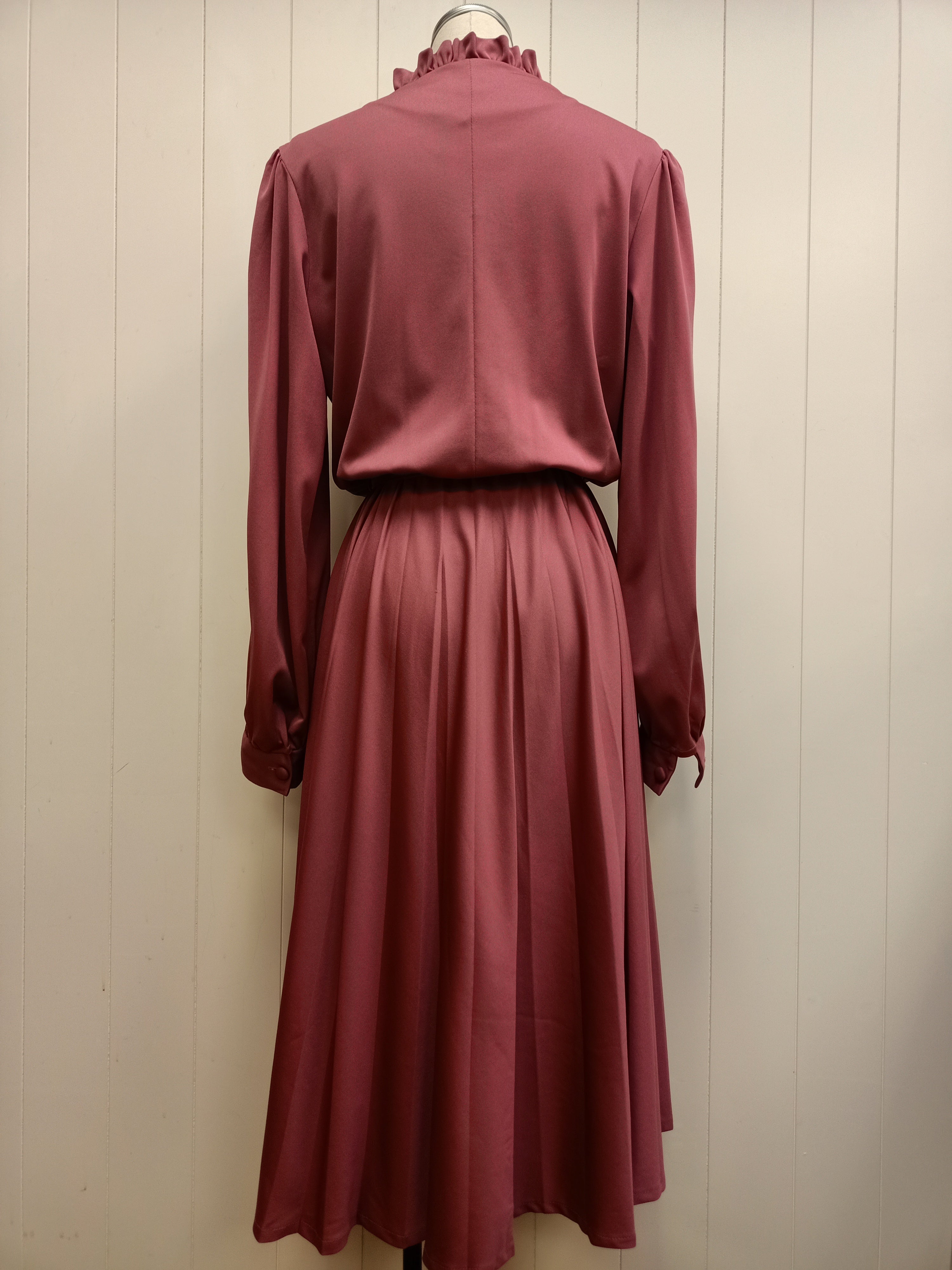 Vintage Vivian Styles Light Maroon Dress