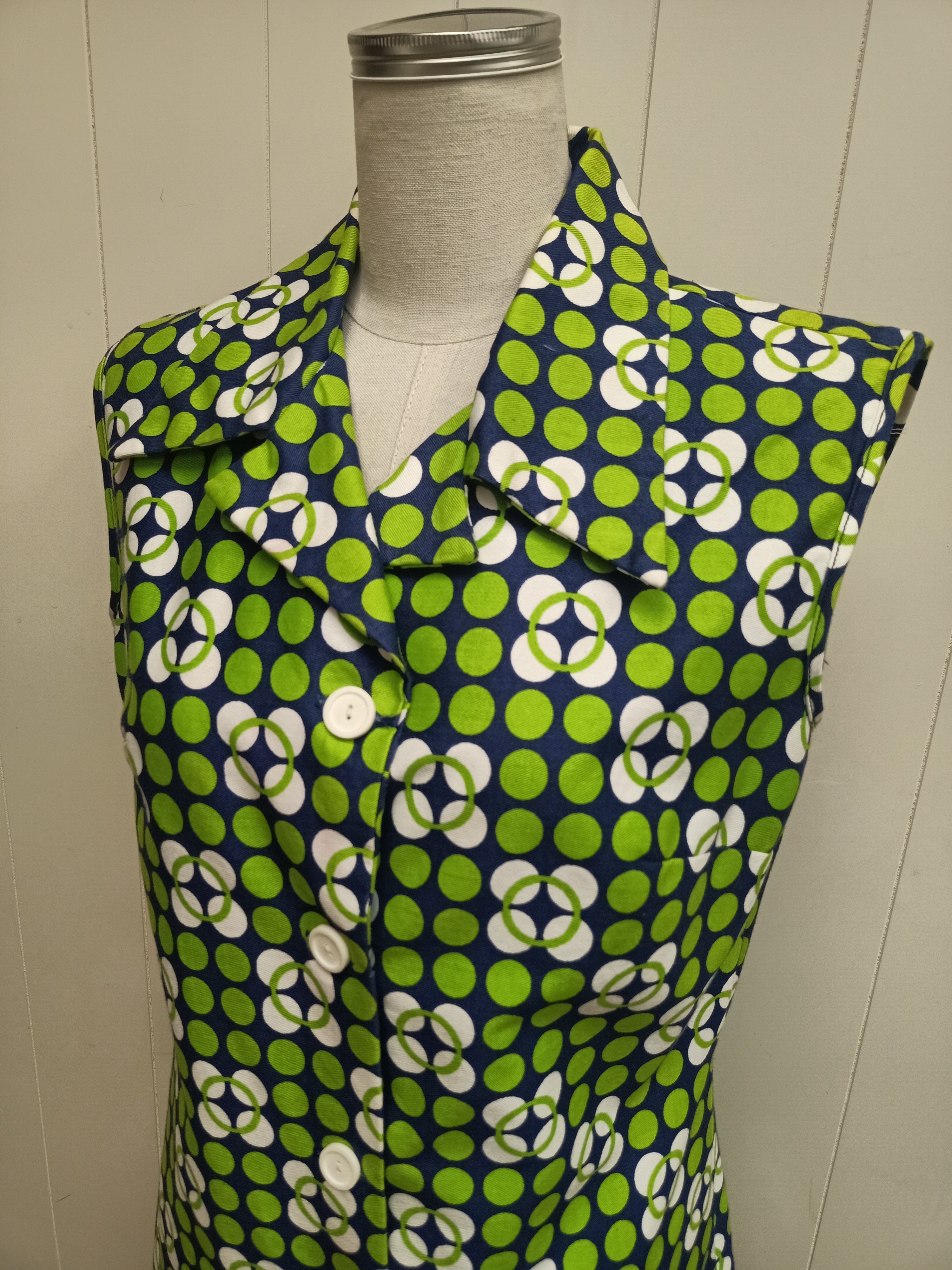 Vintage Label-4 Polka Dot Shirt