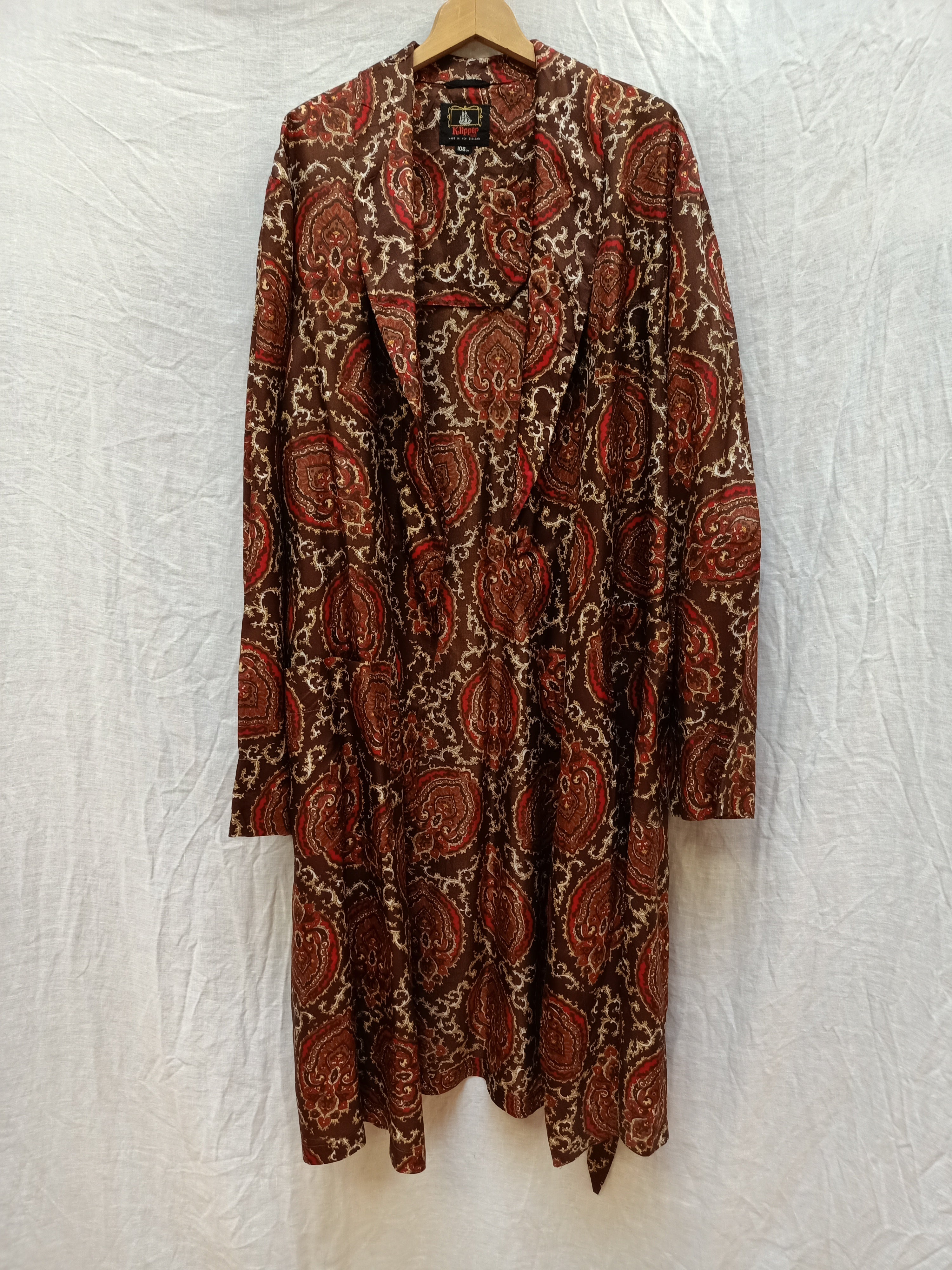 Vintage Klipper Paisley Robe
