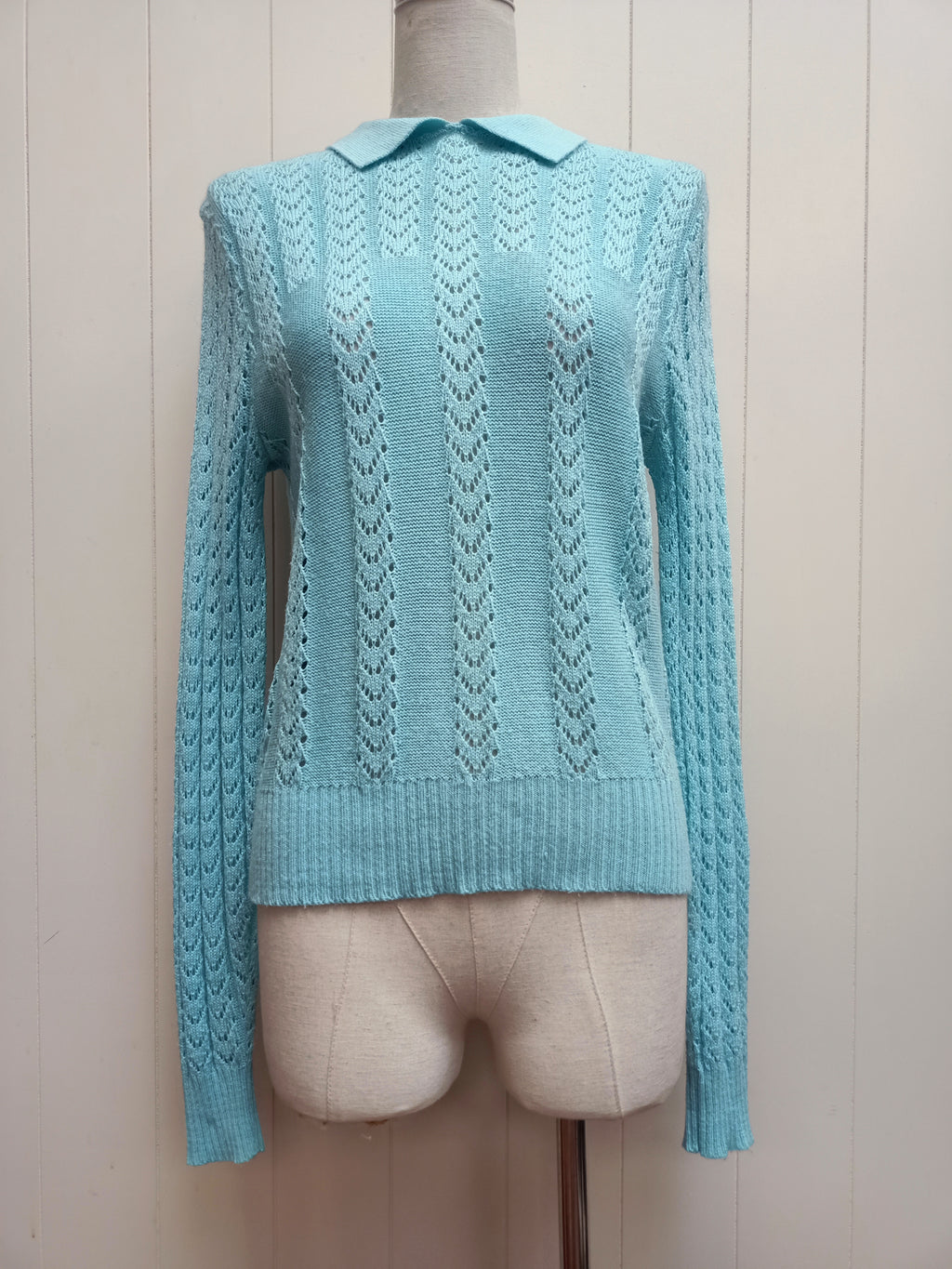 Vintage Royal Wyndham Collection Pointelle Sweater
