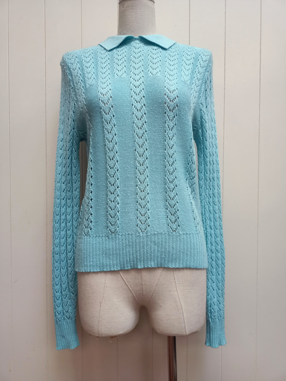 Vintage Royal Wyndham Collection Pointelle Sweater