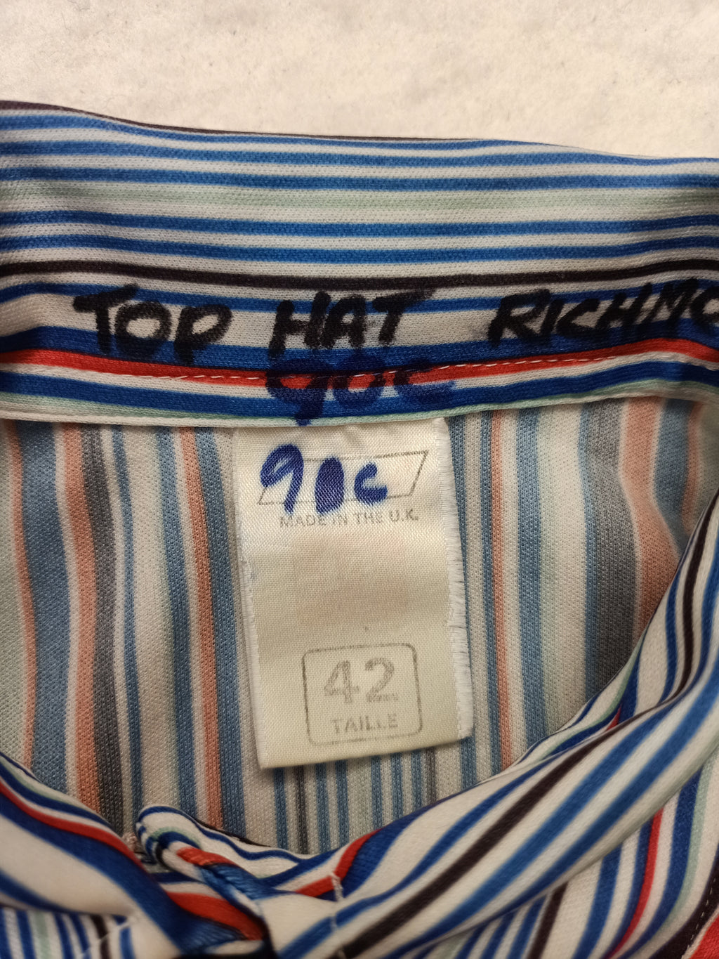 Vintage Striped Button Up Shirt