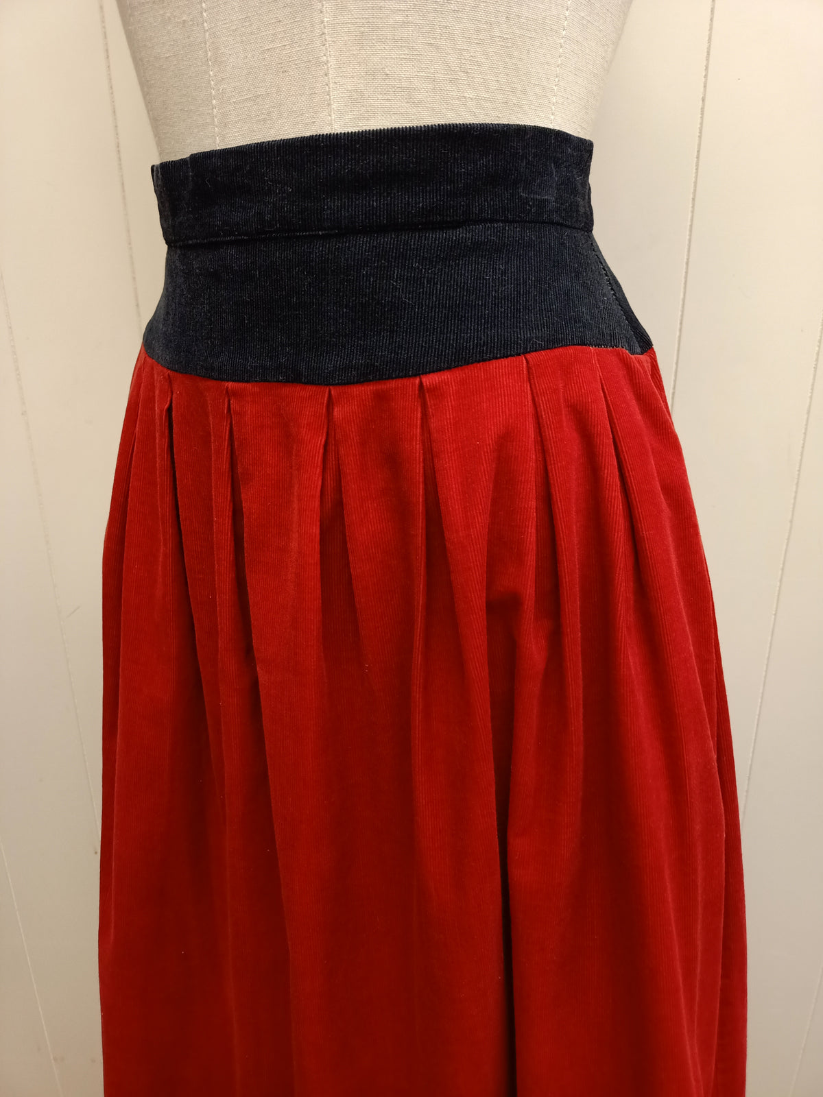 Vintage Gumboots Corduroy Skirt