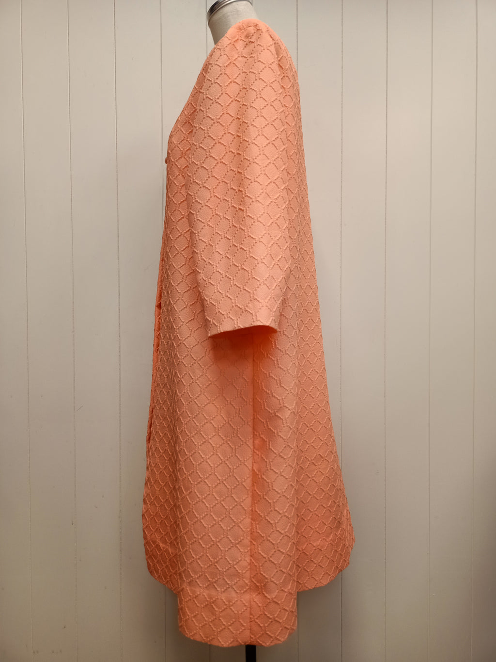 Vintage Peach Duster Coat