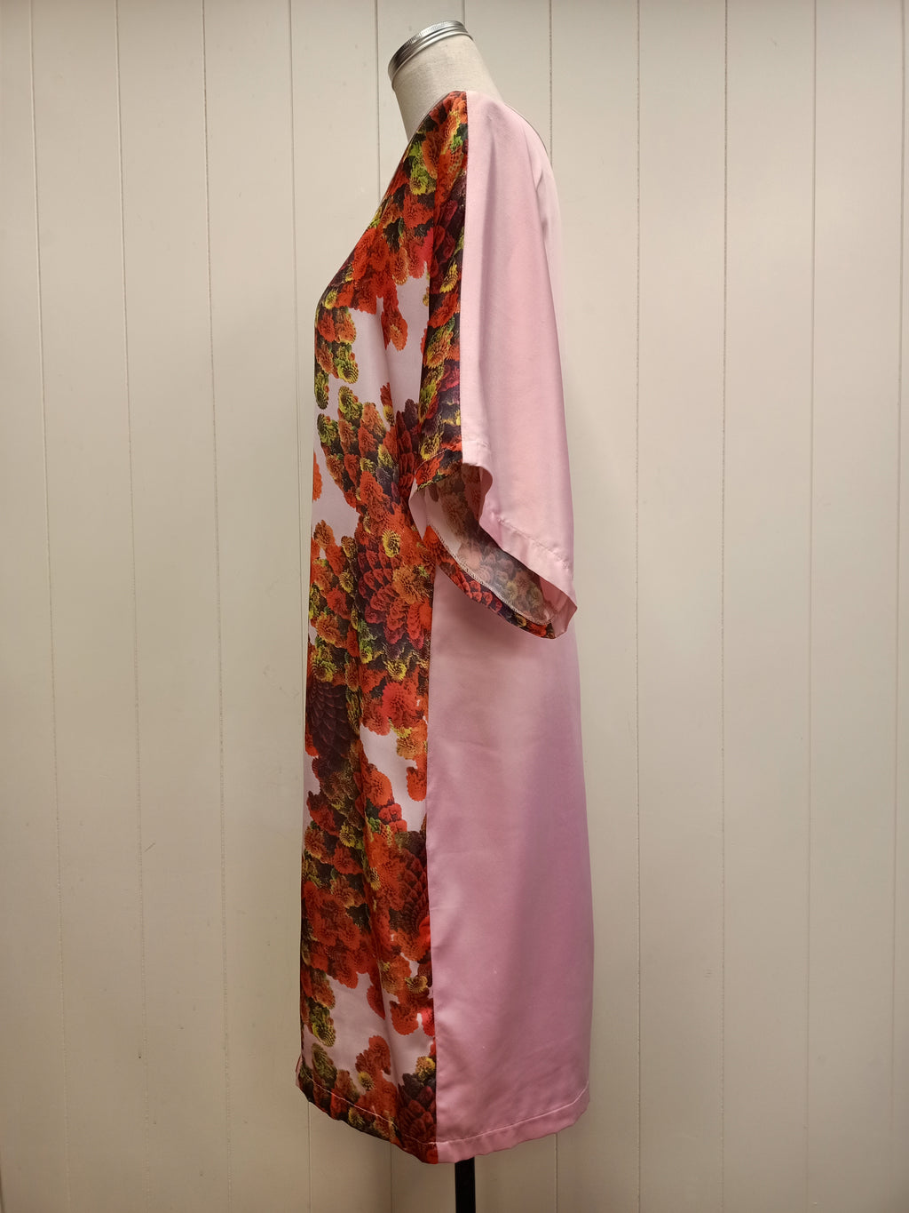 Augustine Pink Spiral Satin Dress
