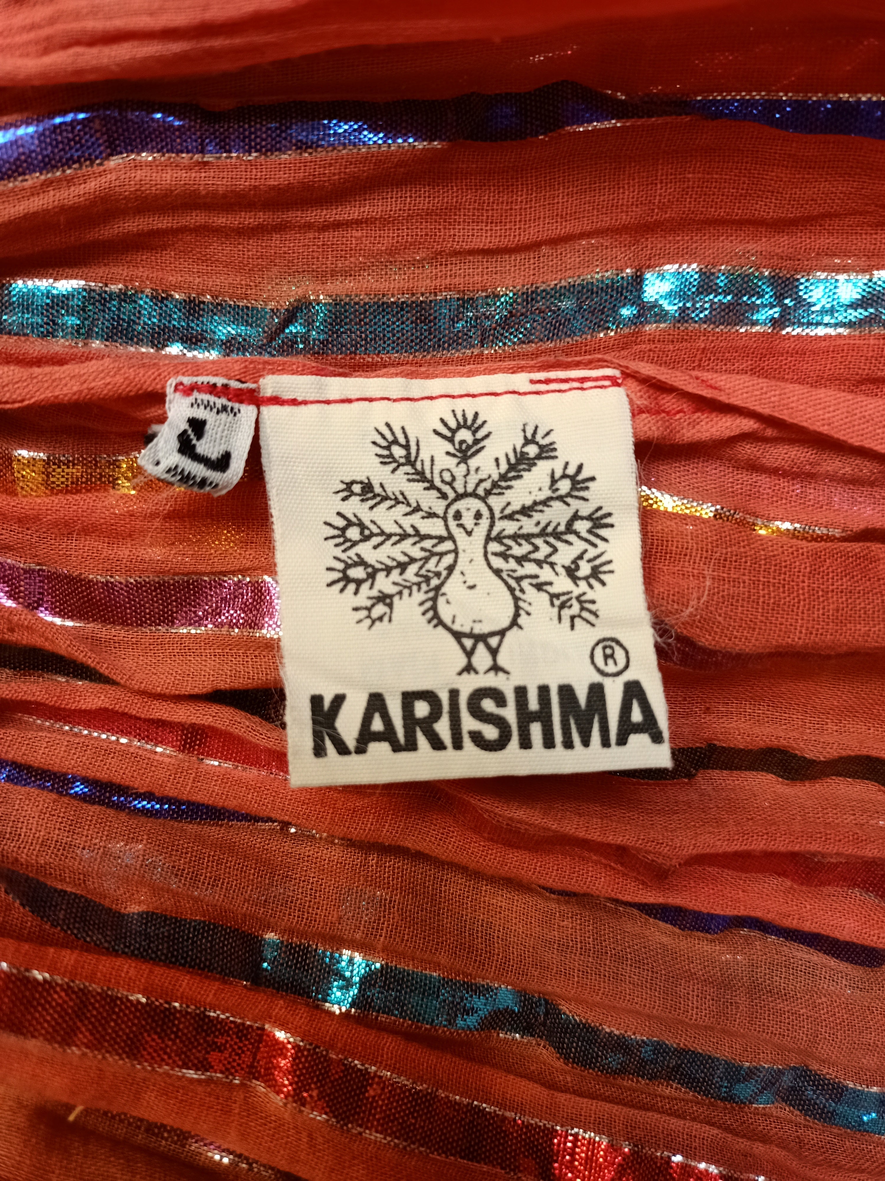 Retro Colourful Striped Skirt