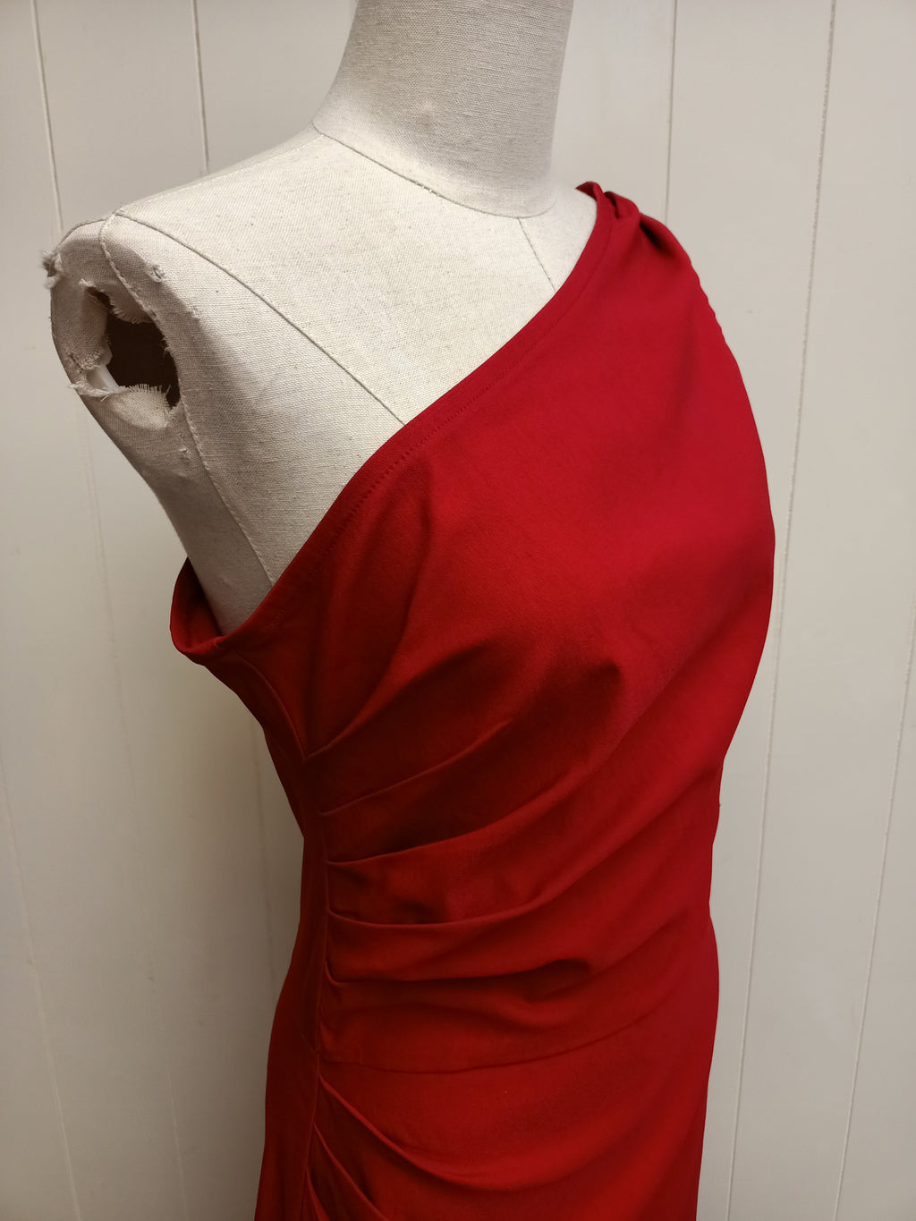 Stop Staring! One Shoulder Dress