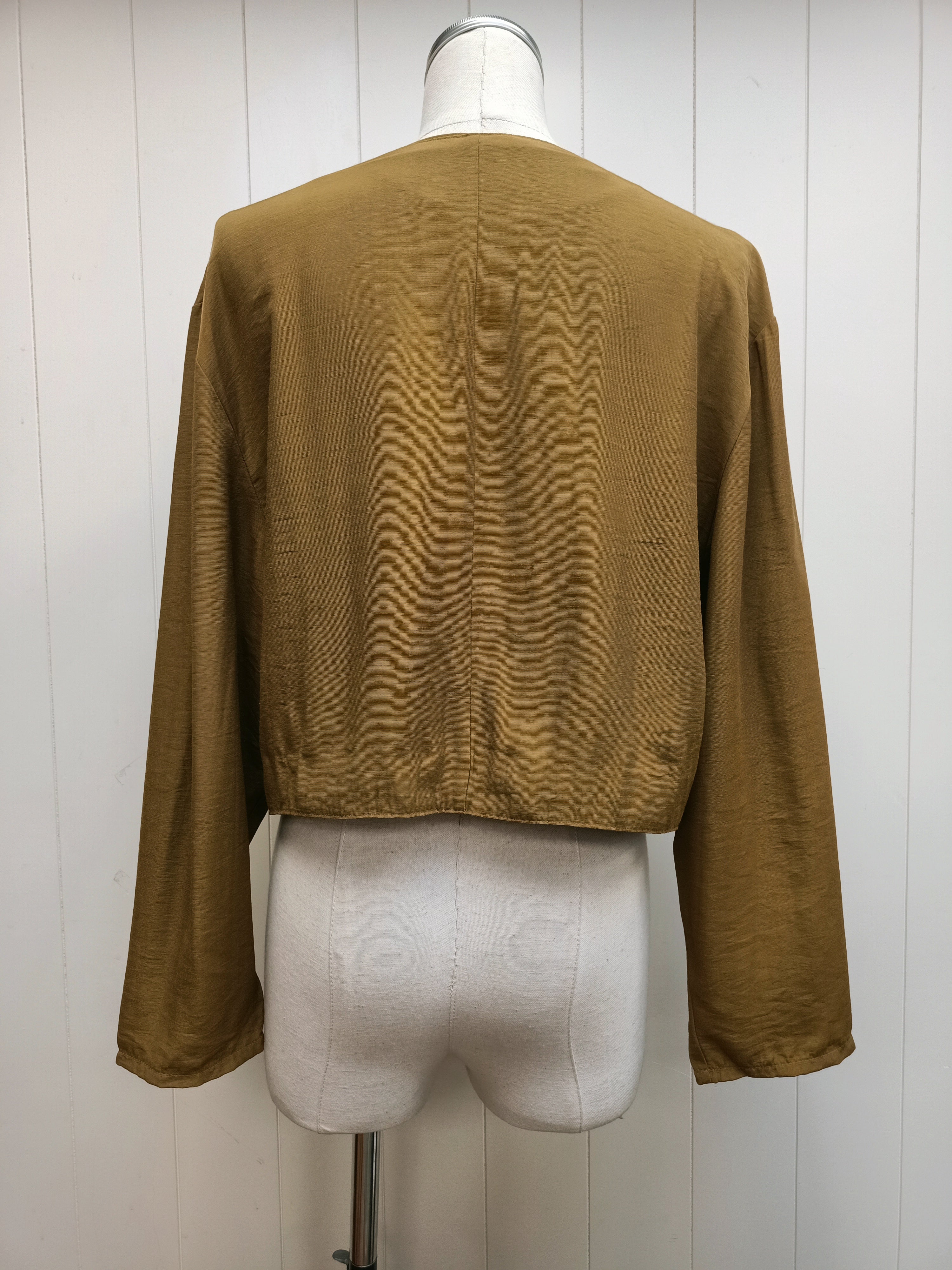 Vintage Green Brown Light Jacket