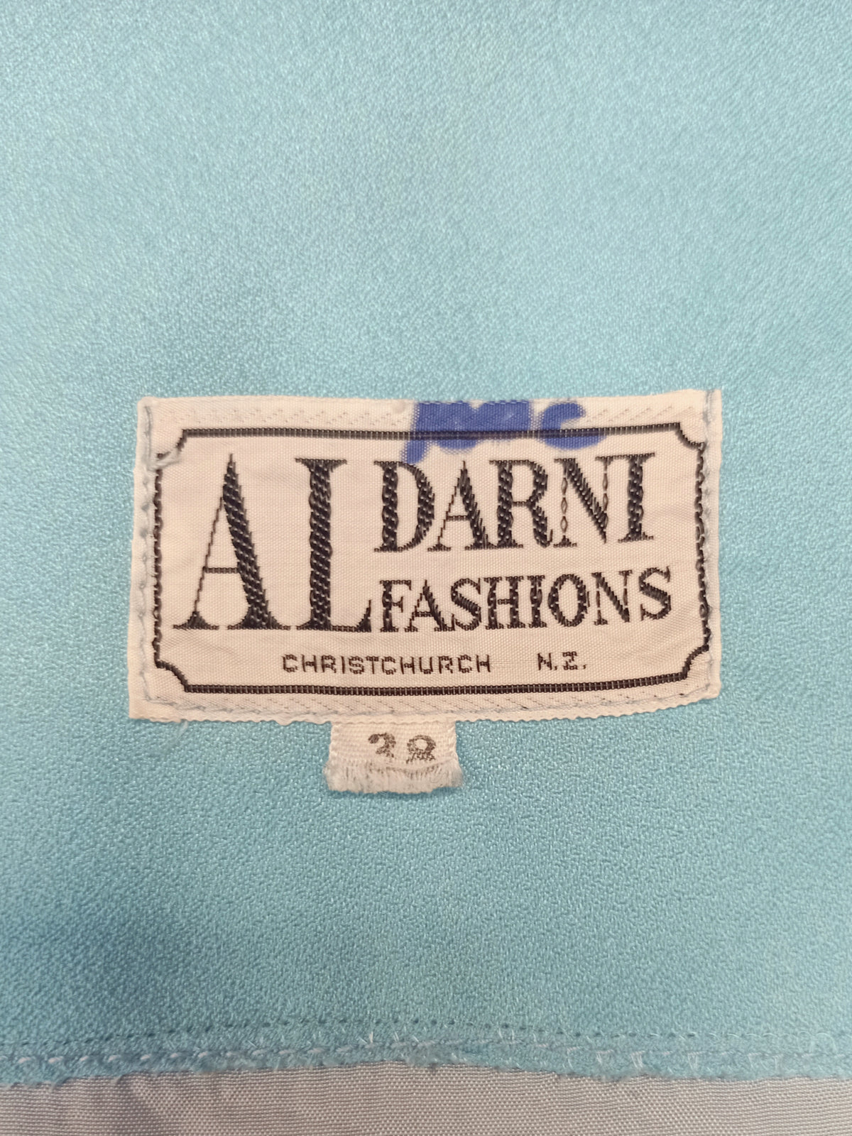 Vintage Al Darni Baby Blue Longline Vest