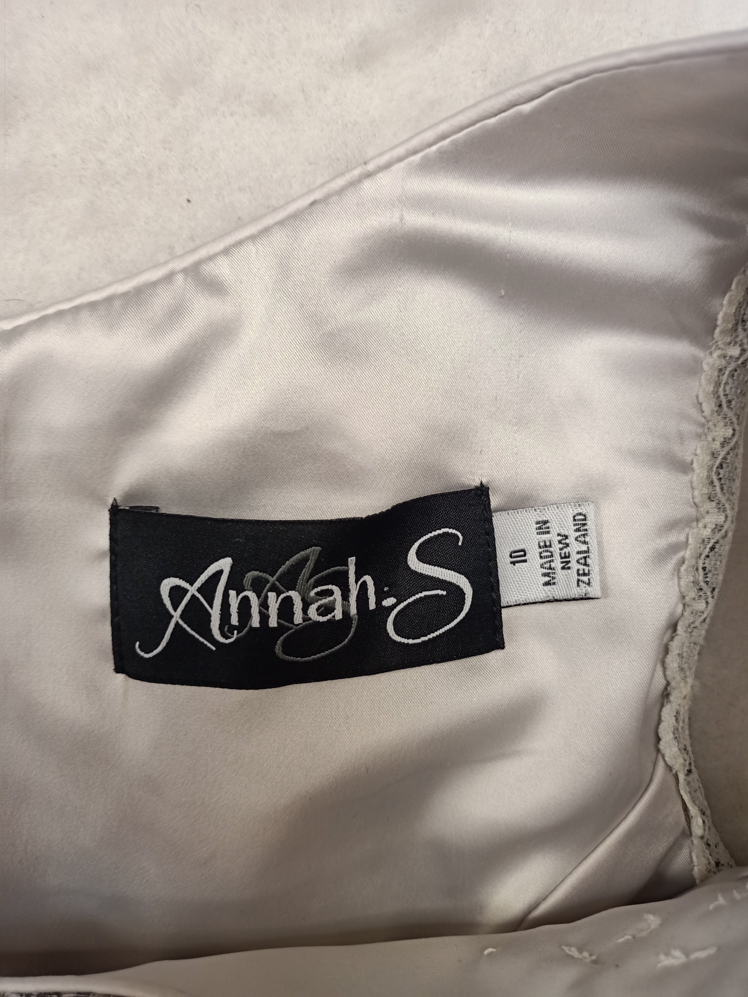 Annah Stretton Grey Jacquard Dress