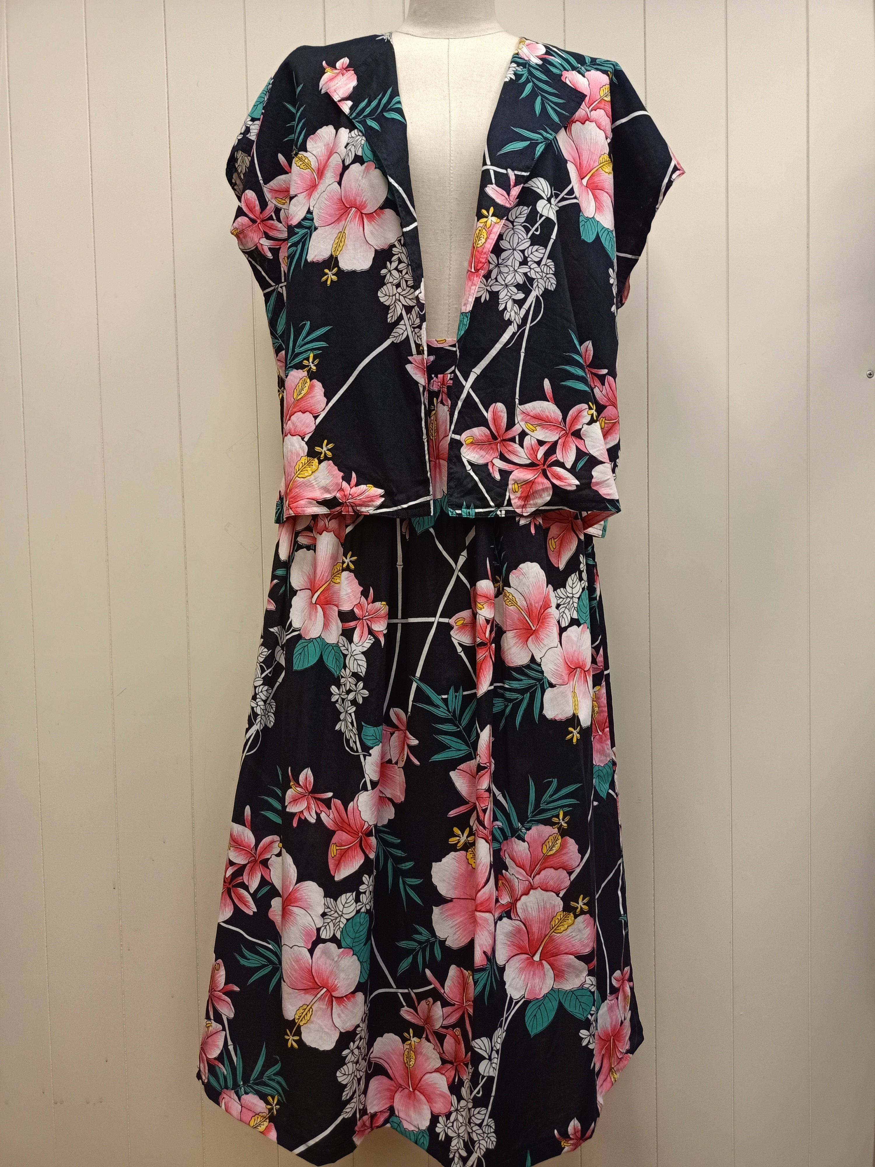 Vintage Hibiscus Co-Ord Set